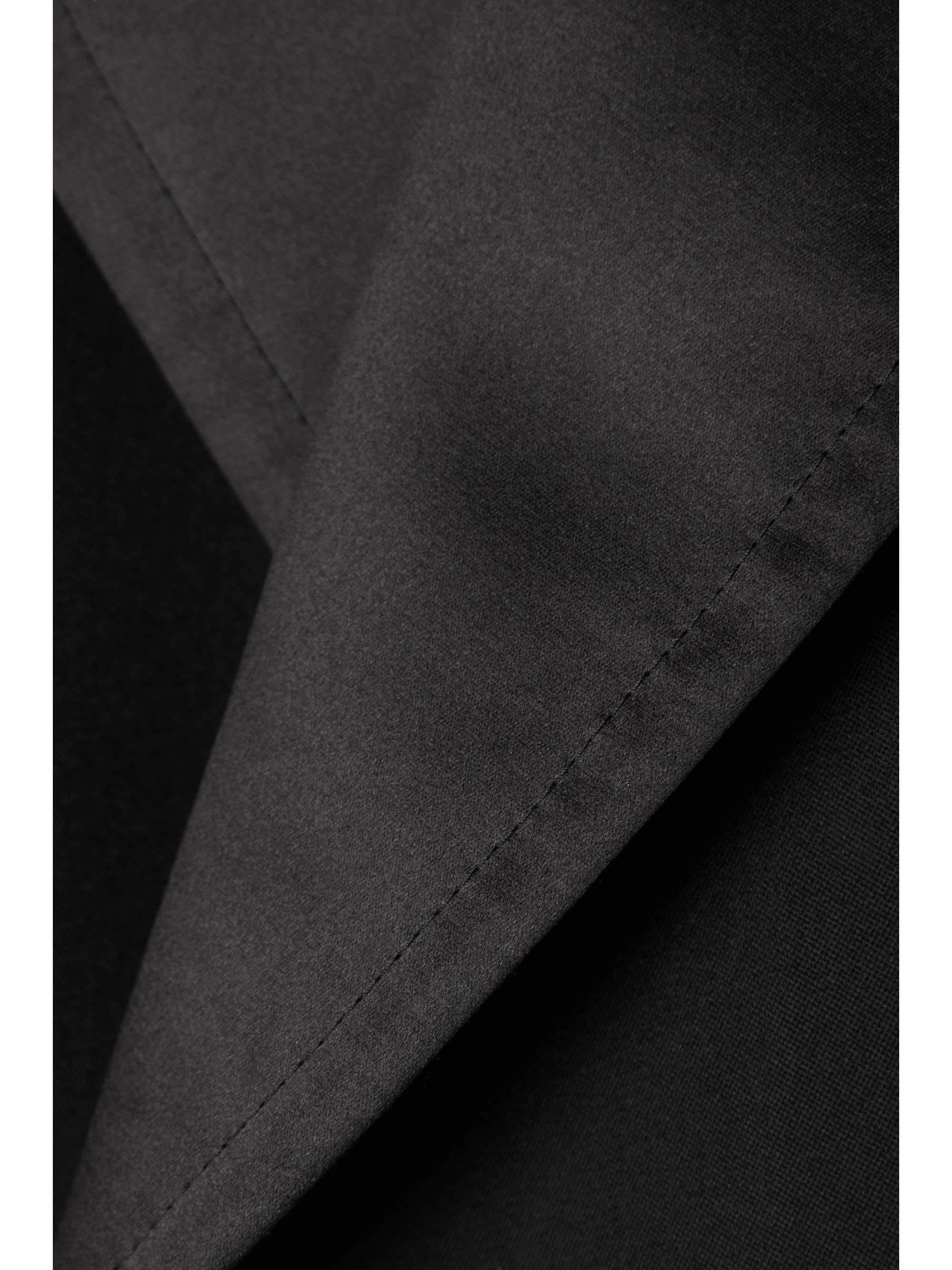 BOTTEGA VENETA Double-breasted satin-trimmed grain de poudre wool blazer
