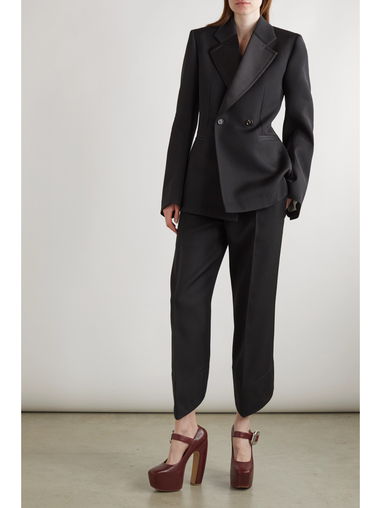 Bottega Veneta Wool Jacket In Black