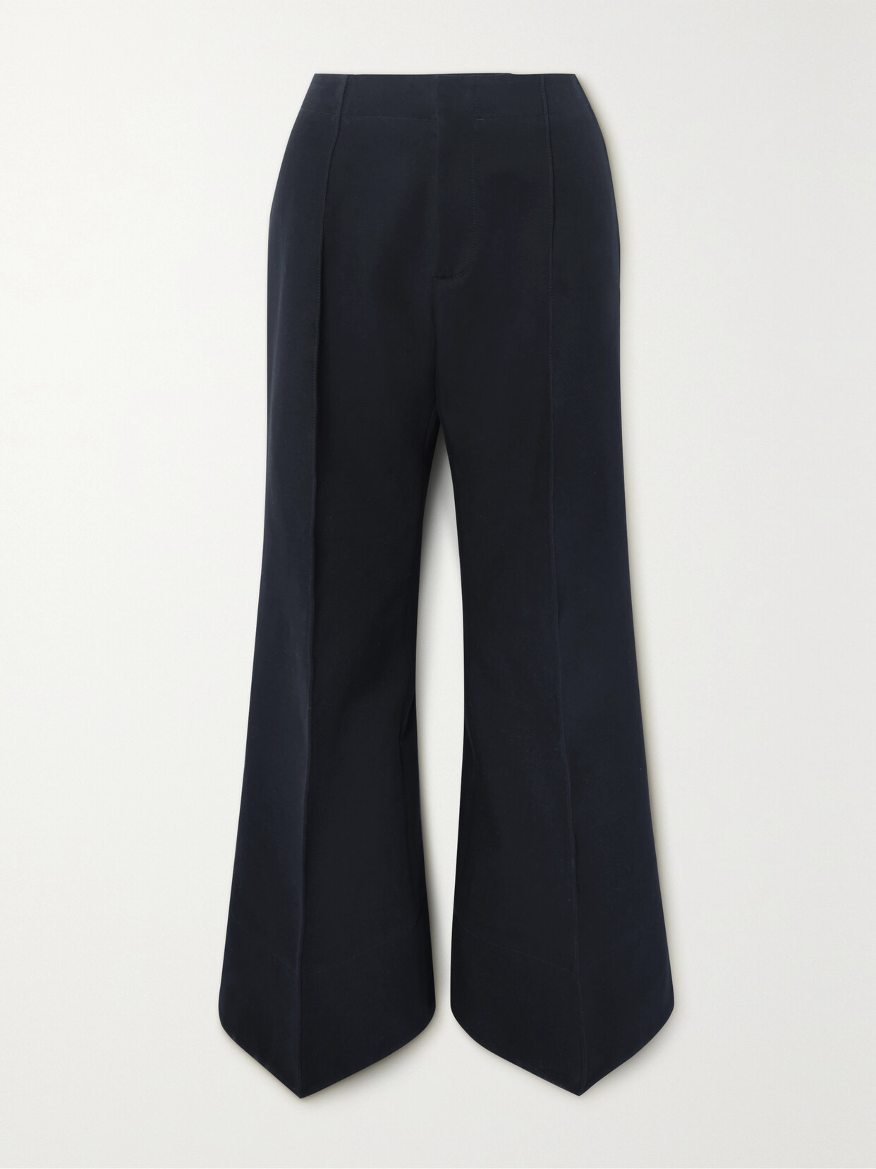 Bottega Veneta - Cotton-canvas Straight-leg Pants - Blue