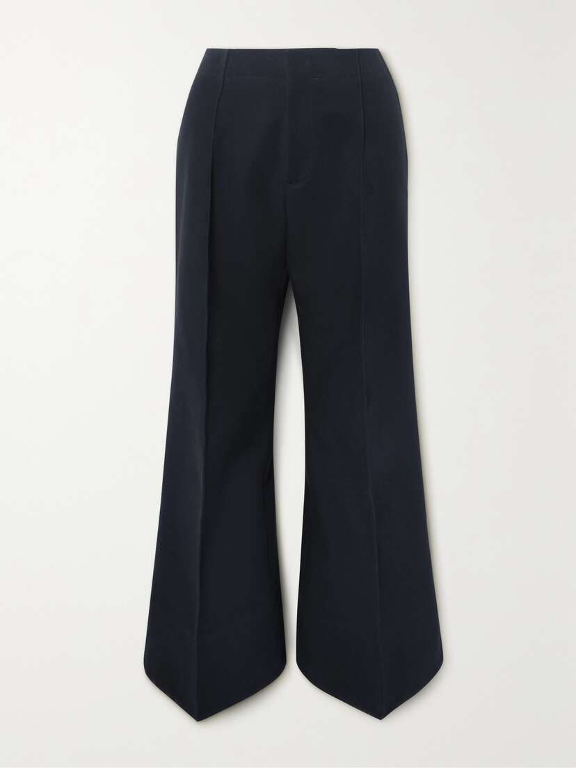 Bottega Veneta Cotton-canvas Straight-leg Pants