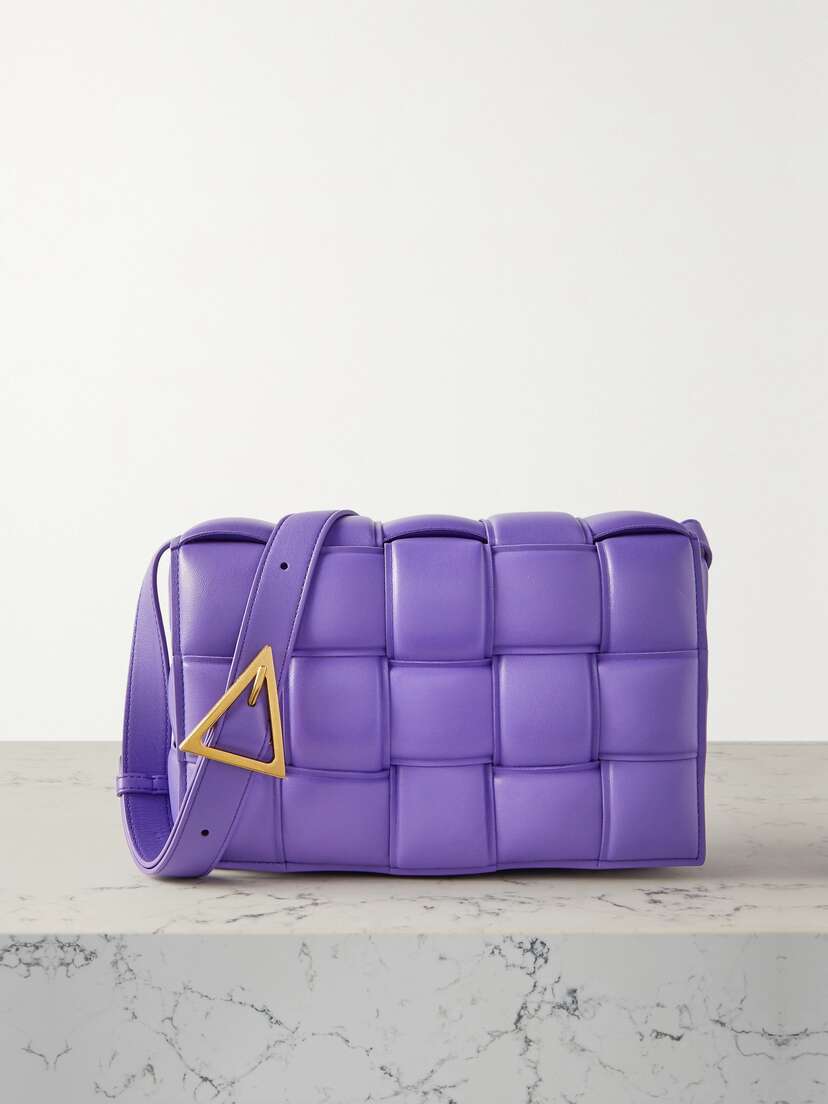 Bottega Veneta Cassette Medium Padded Intrecciato Leather Shoulder Bag