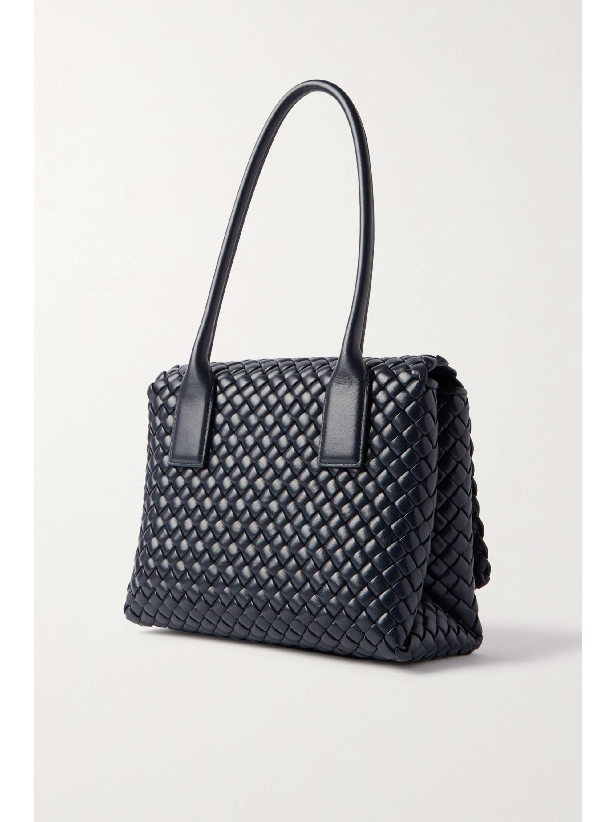 BOTTEGA VENETA Patti intrecciato leather shoulder bag