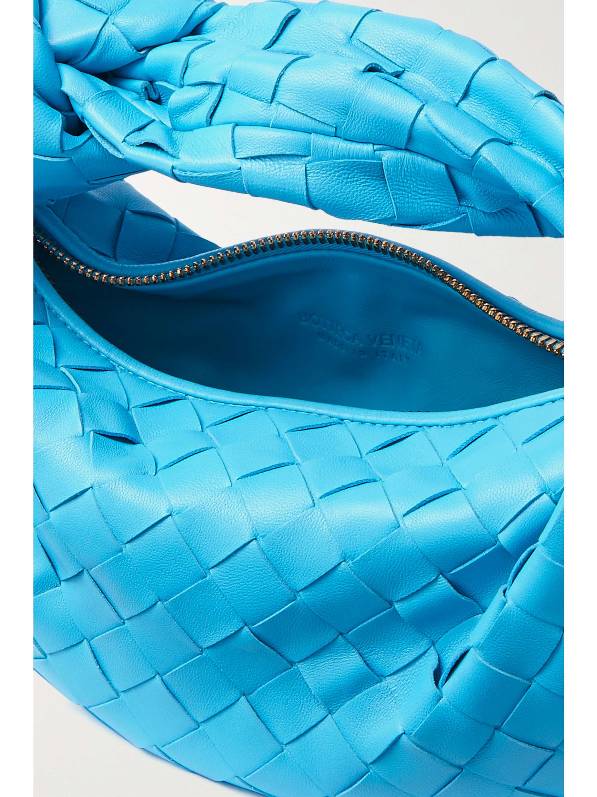 BOTTEGA VENETA Jodie mini knotted intrecciato leather tote | NET-A-PORTER 