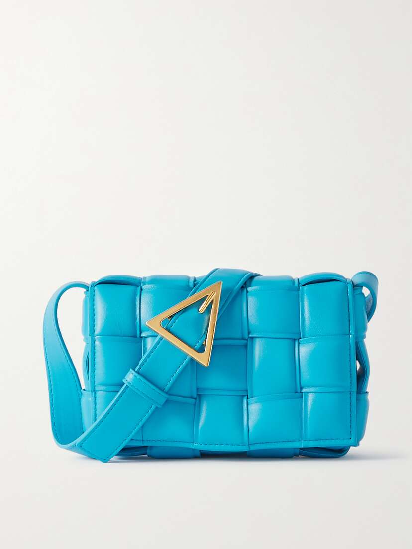 Bottega Veneta Cassette Small Padded Intrecciato Leather Shoulder Bag