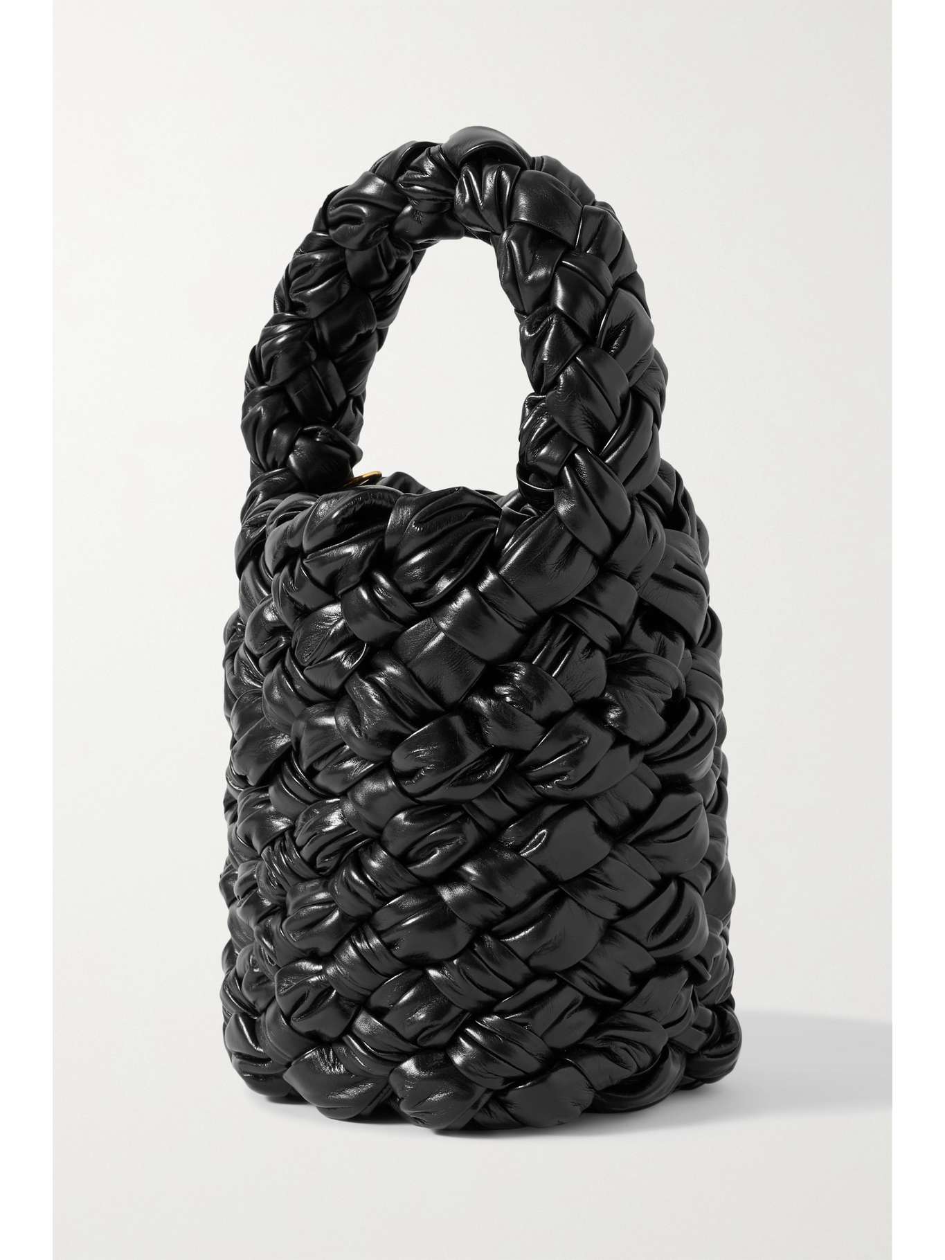 BOTTEGA Kalimero mini intrecciato leather bucket bag NETAPORTER