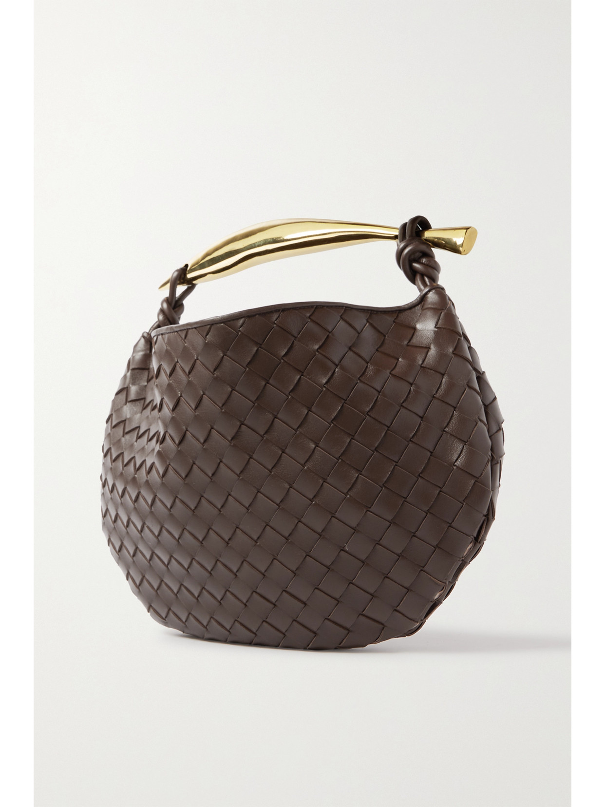 Sardine Small Intrecciato Leather Tote