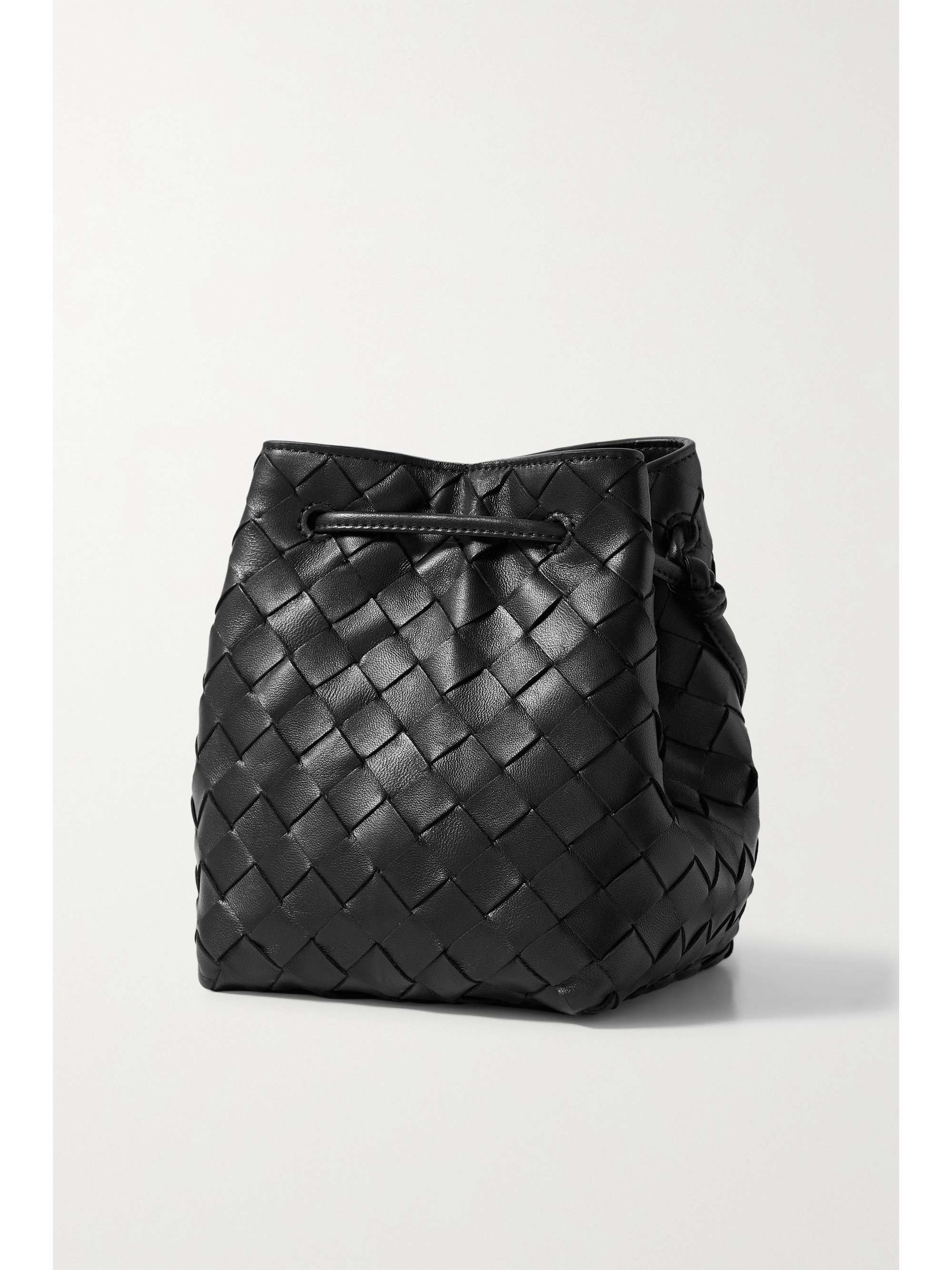 BOTTEGA VENETA Small embellished intrecciato leather bucket bag