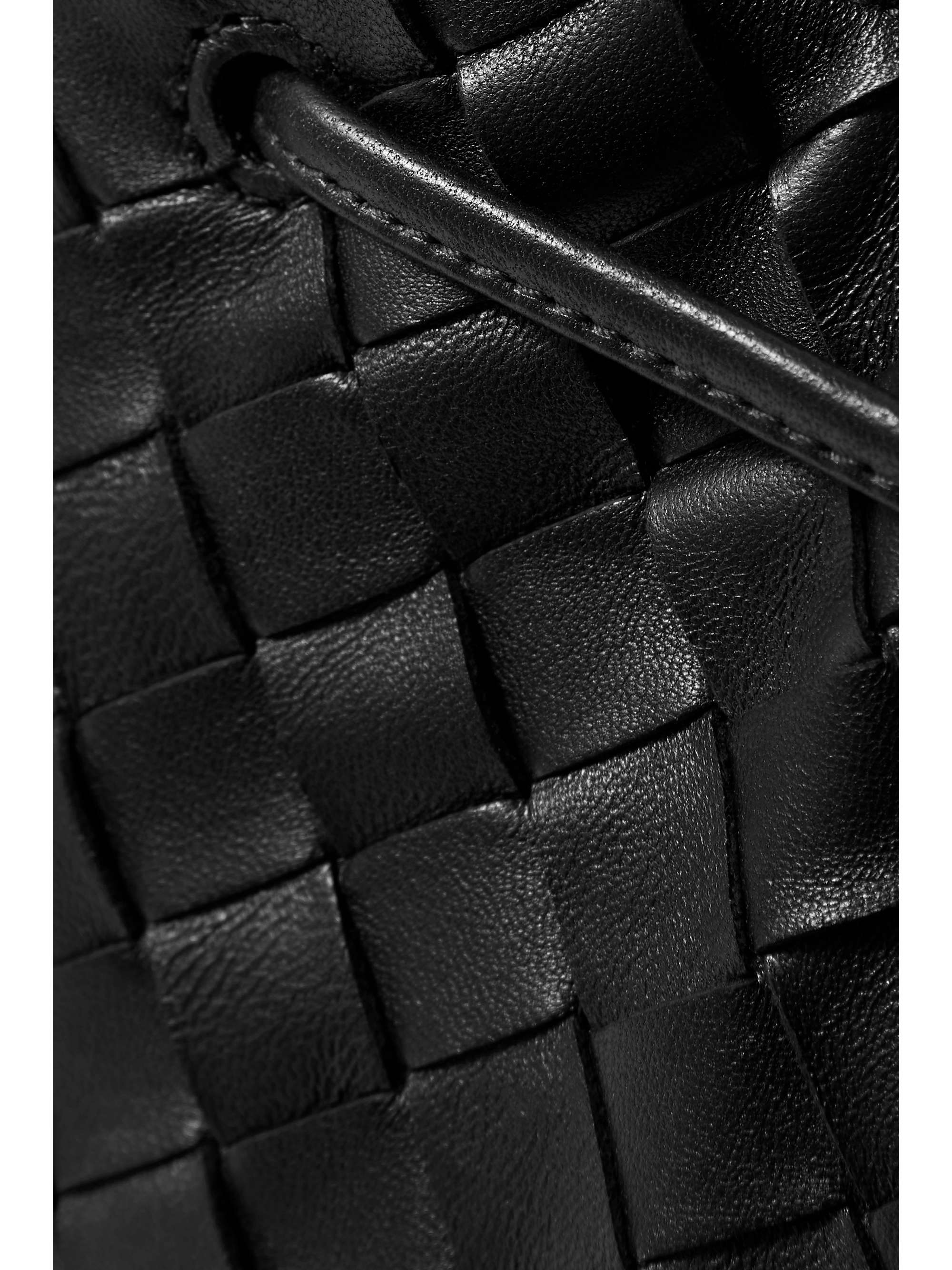 BOTTEGA VENETA Small embellished intrecciato leather bucket bag