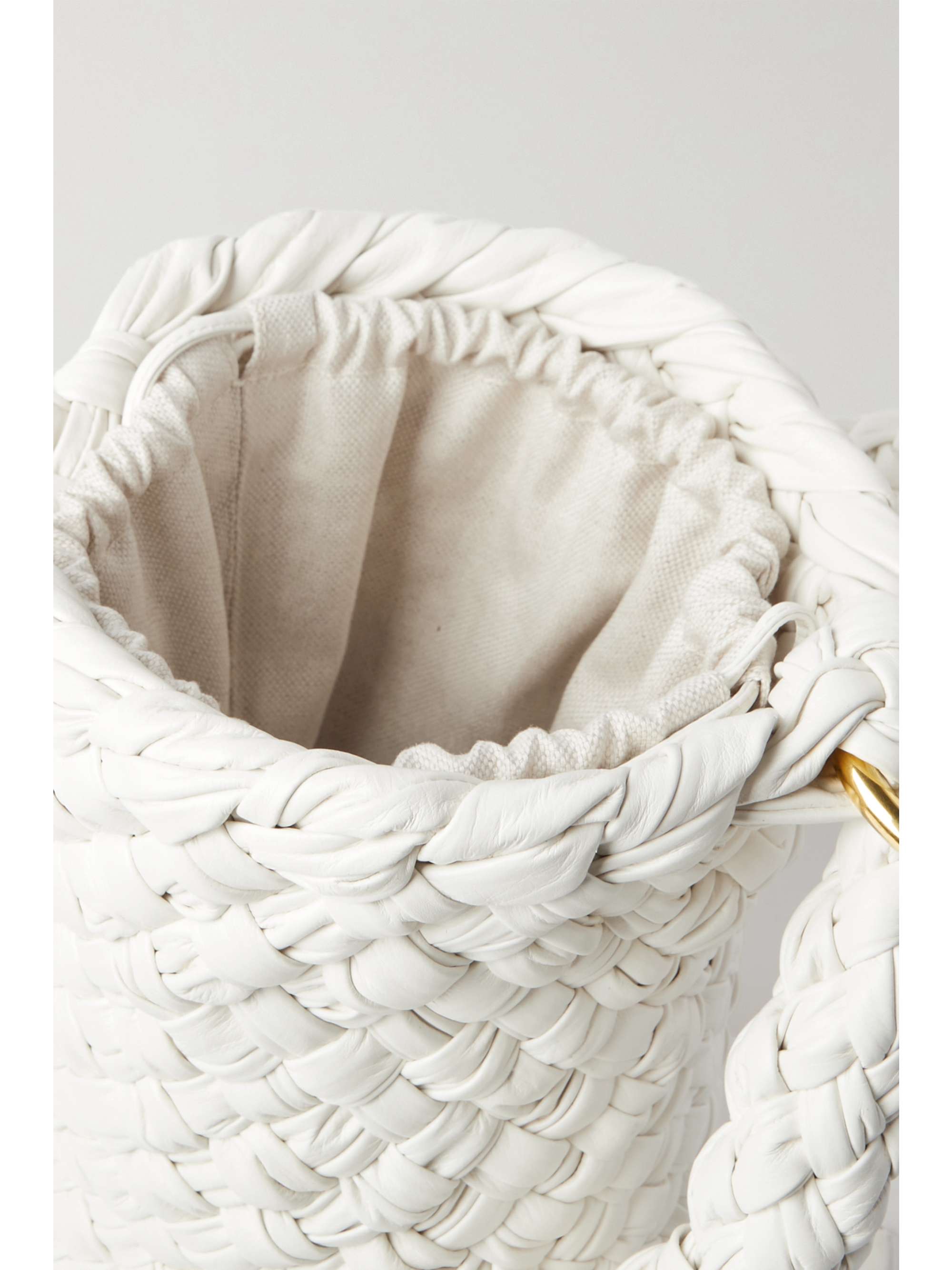 BOTTEGA VENETA Kalimero intrecciato leather bucket bag