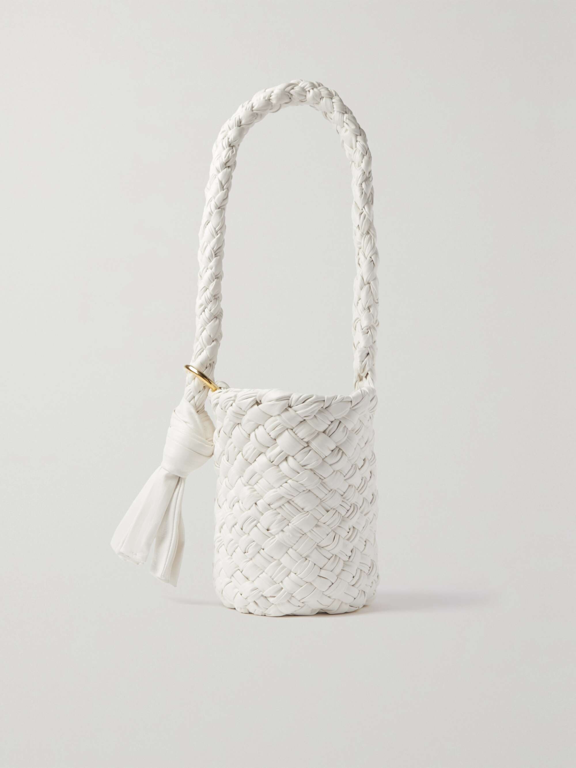 BOTTEGA VENETA Kalimero intrecciato leather bucket bag | NET-A-PORTER