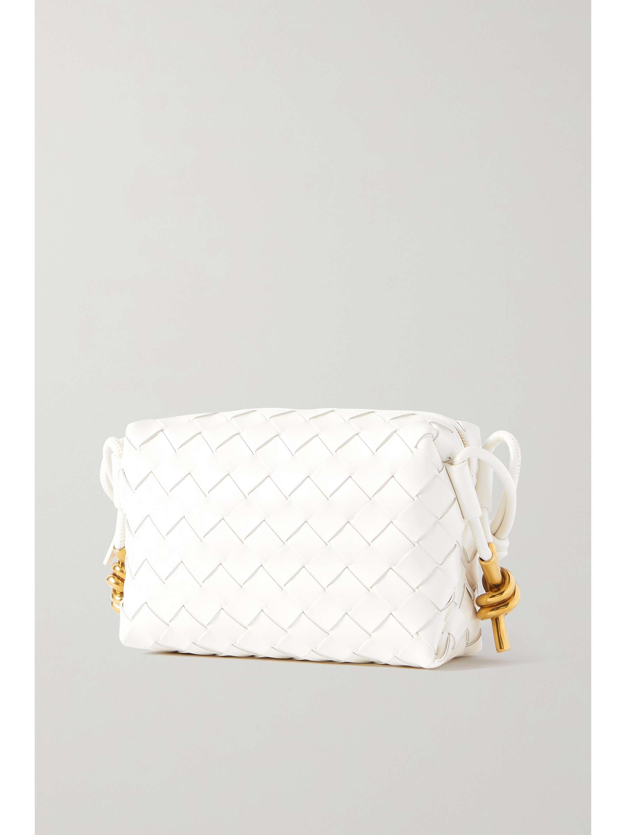 BOTTEGA Loop mini intrecciato leather shoulder bag NETAPORTER