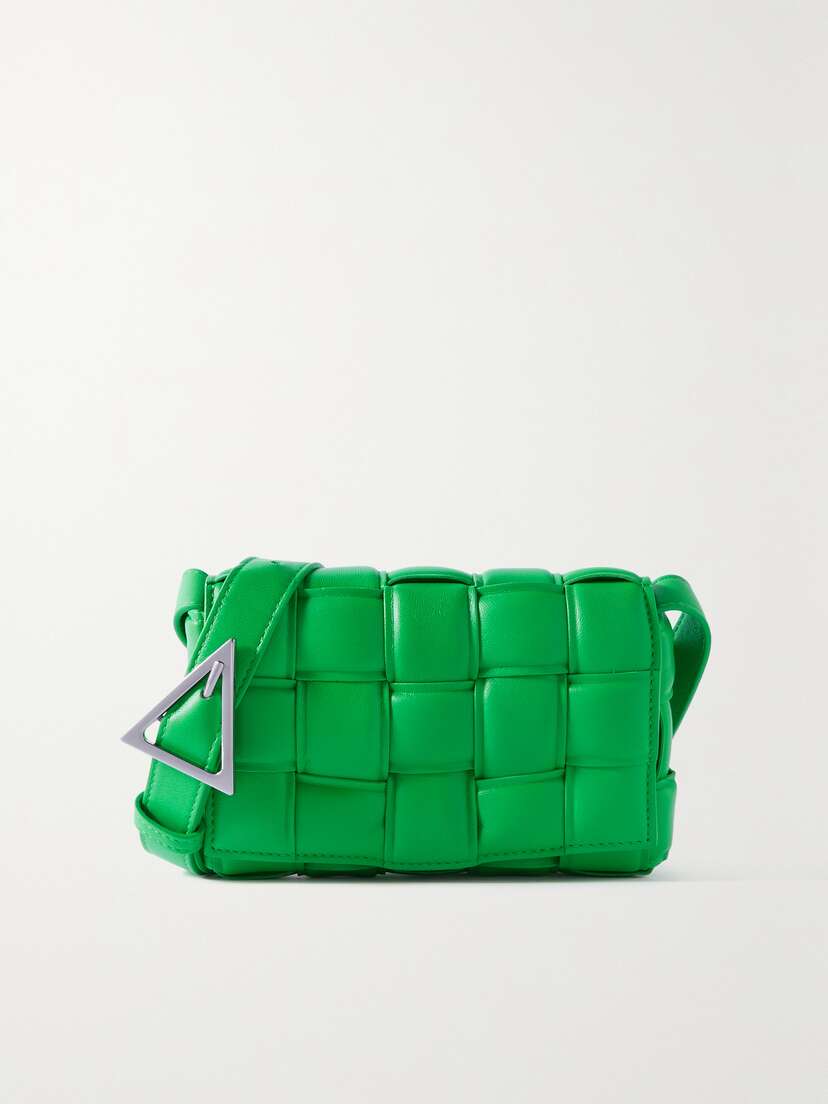 Bottega Veneta Cassette Small Padded Intrecciato Leather Shoulder Bag