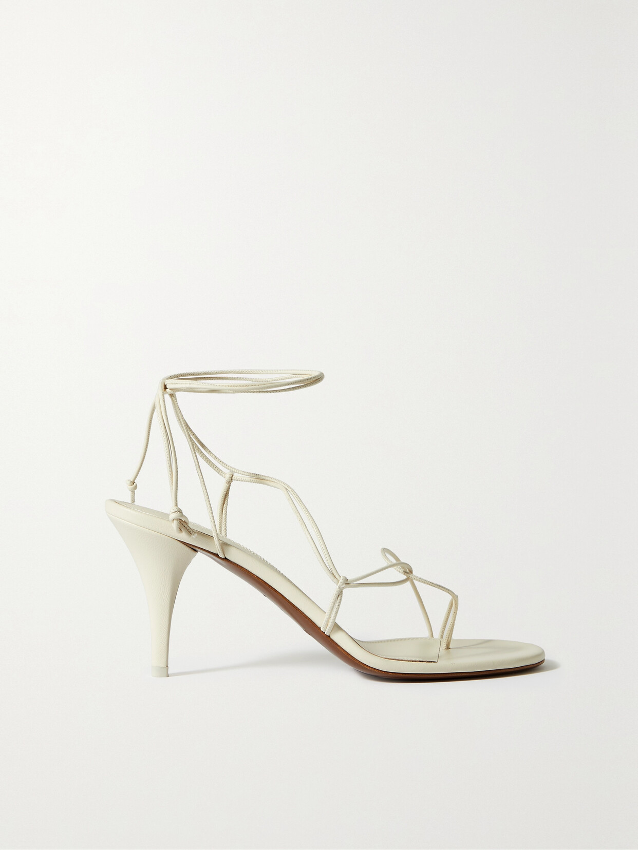 NEOUS - Giena Leather Sandals - Cream