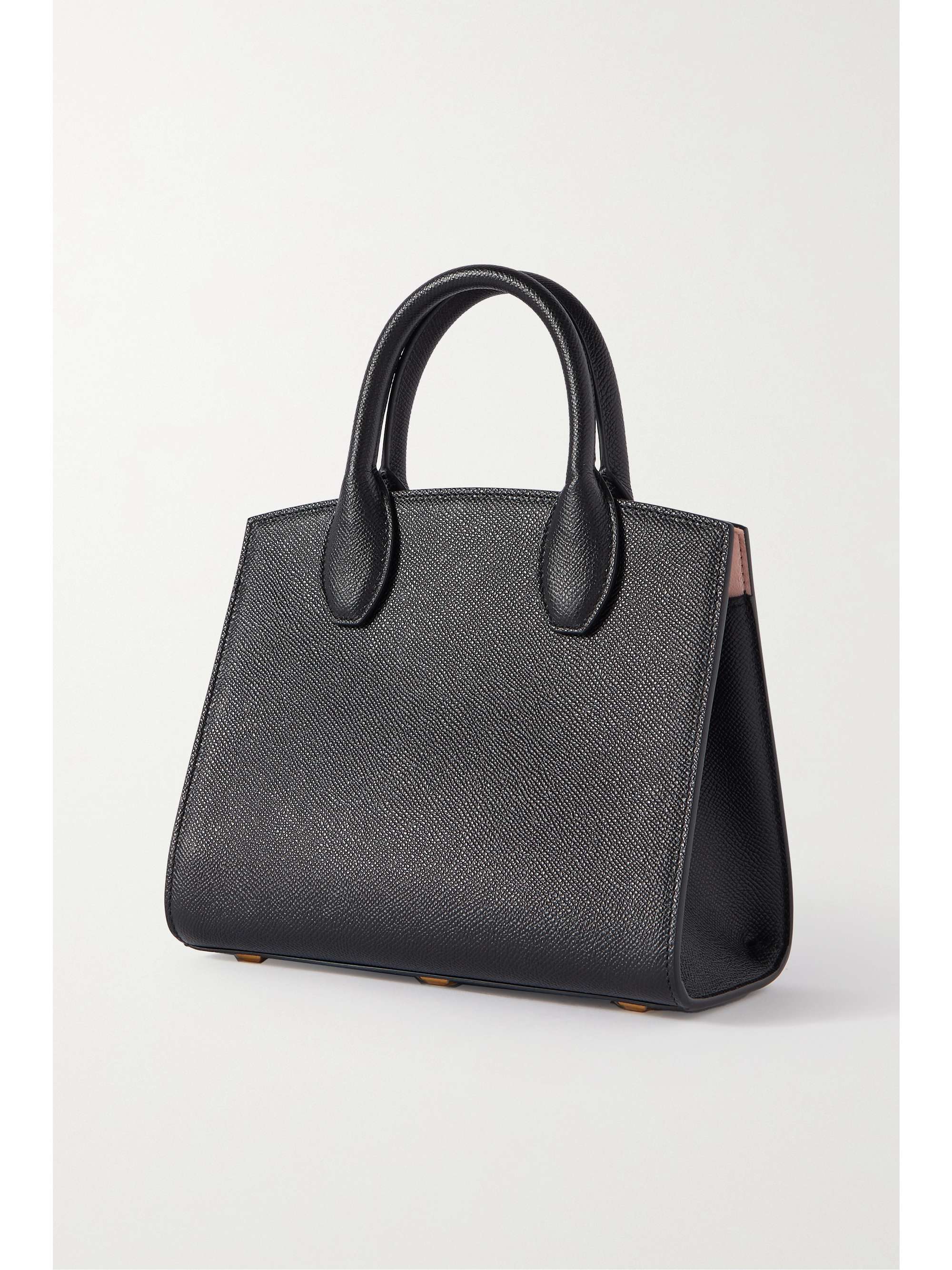 FERRAGAMO The Studio Box texturedleather tote NETAPORTER