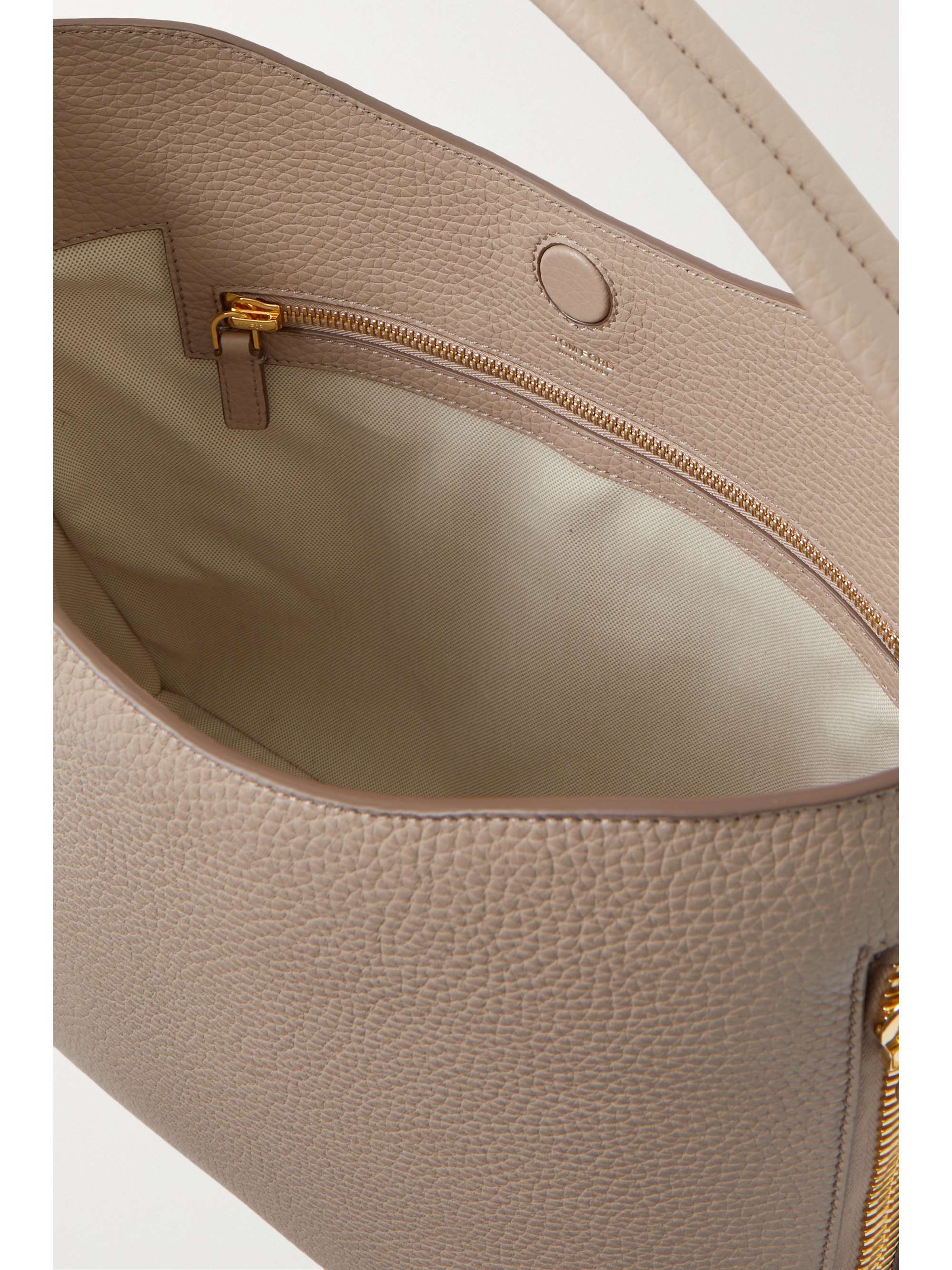 Alix small textured-leather shoulder bag