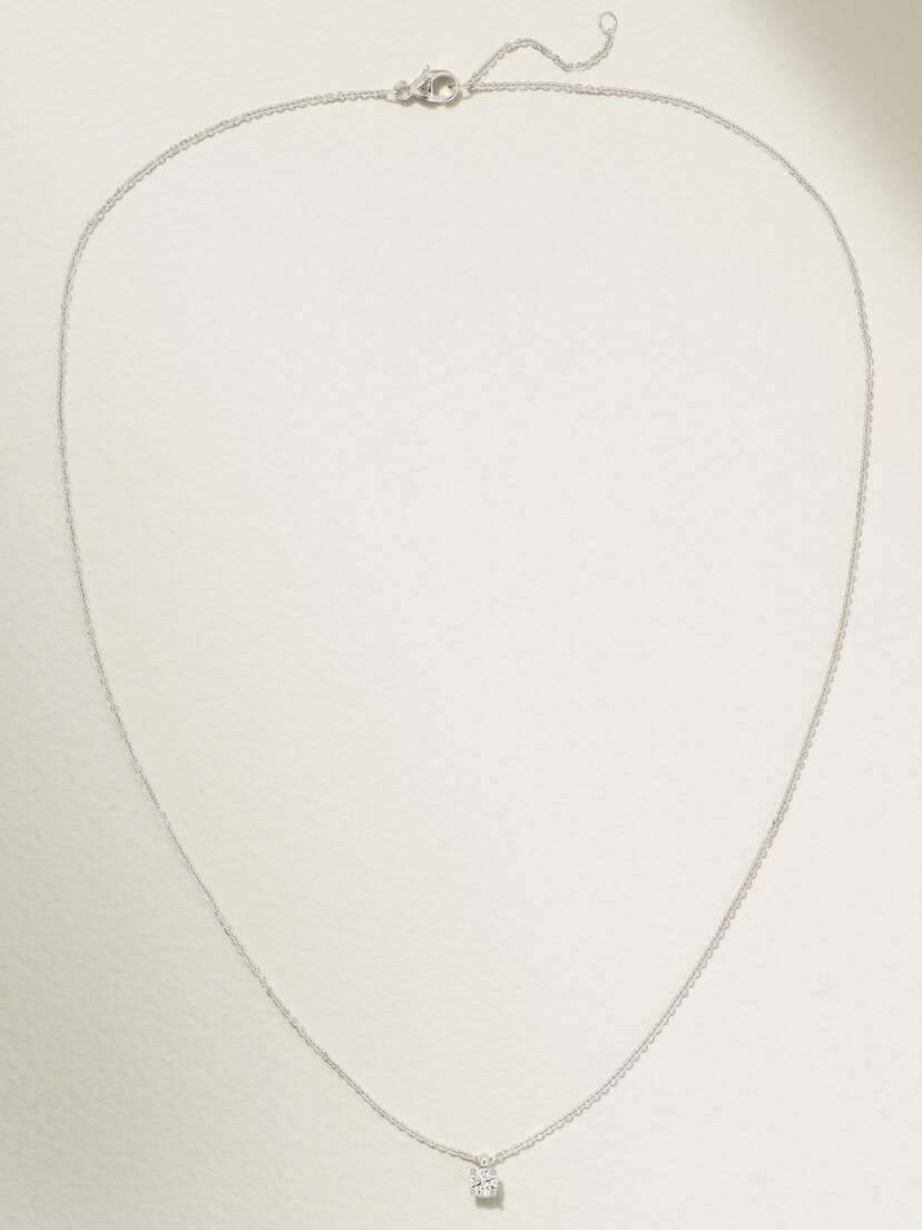 De Beers Classic Platinum Diamond Necklace