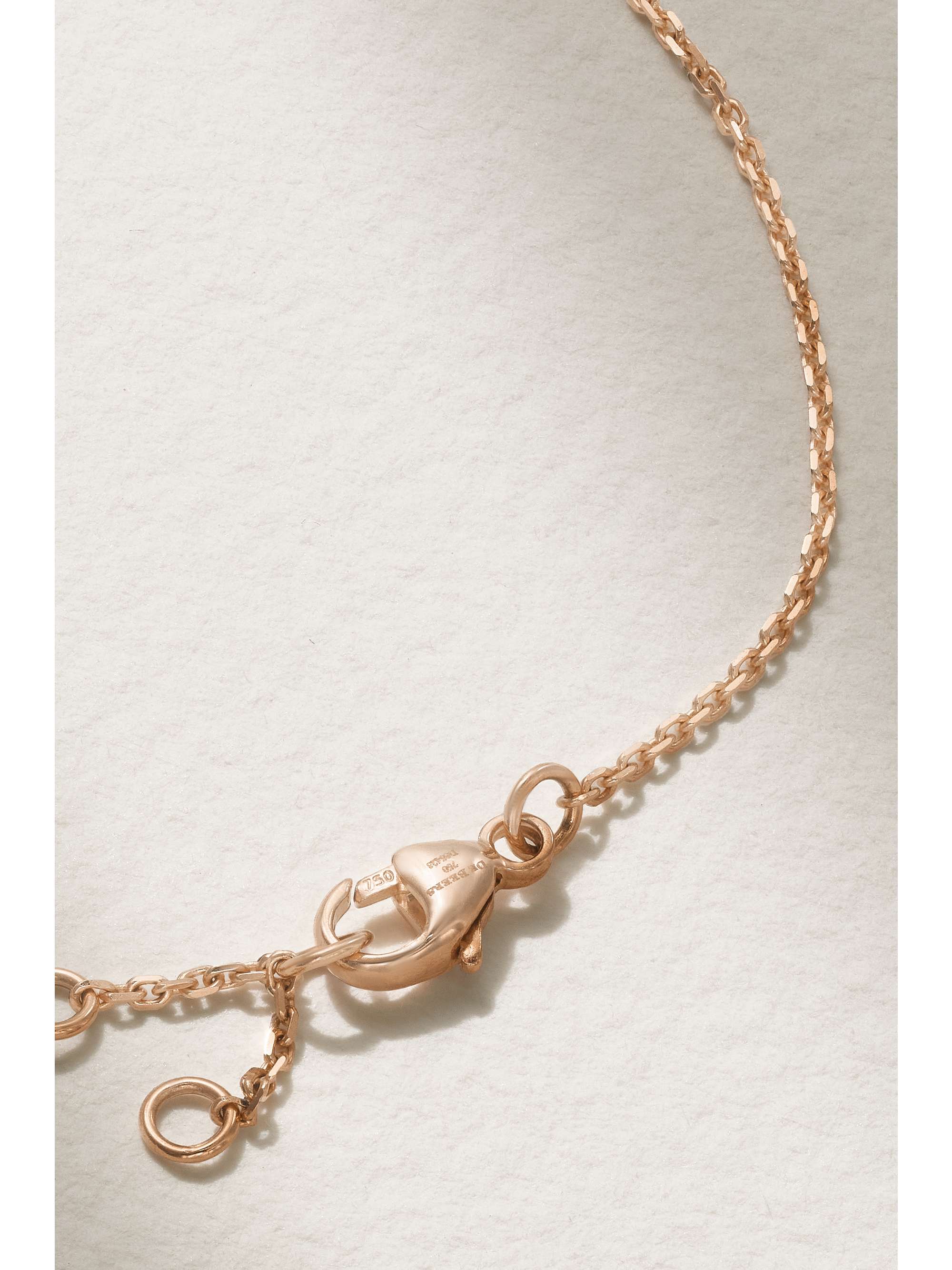 DE BEERS Portraits of Nature Butterfly 18-karat rose gold diamond bracelet
