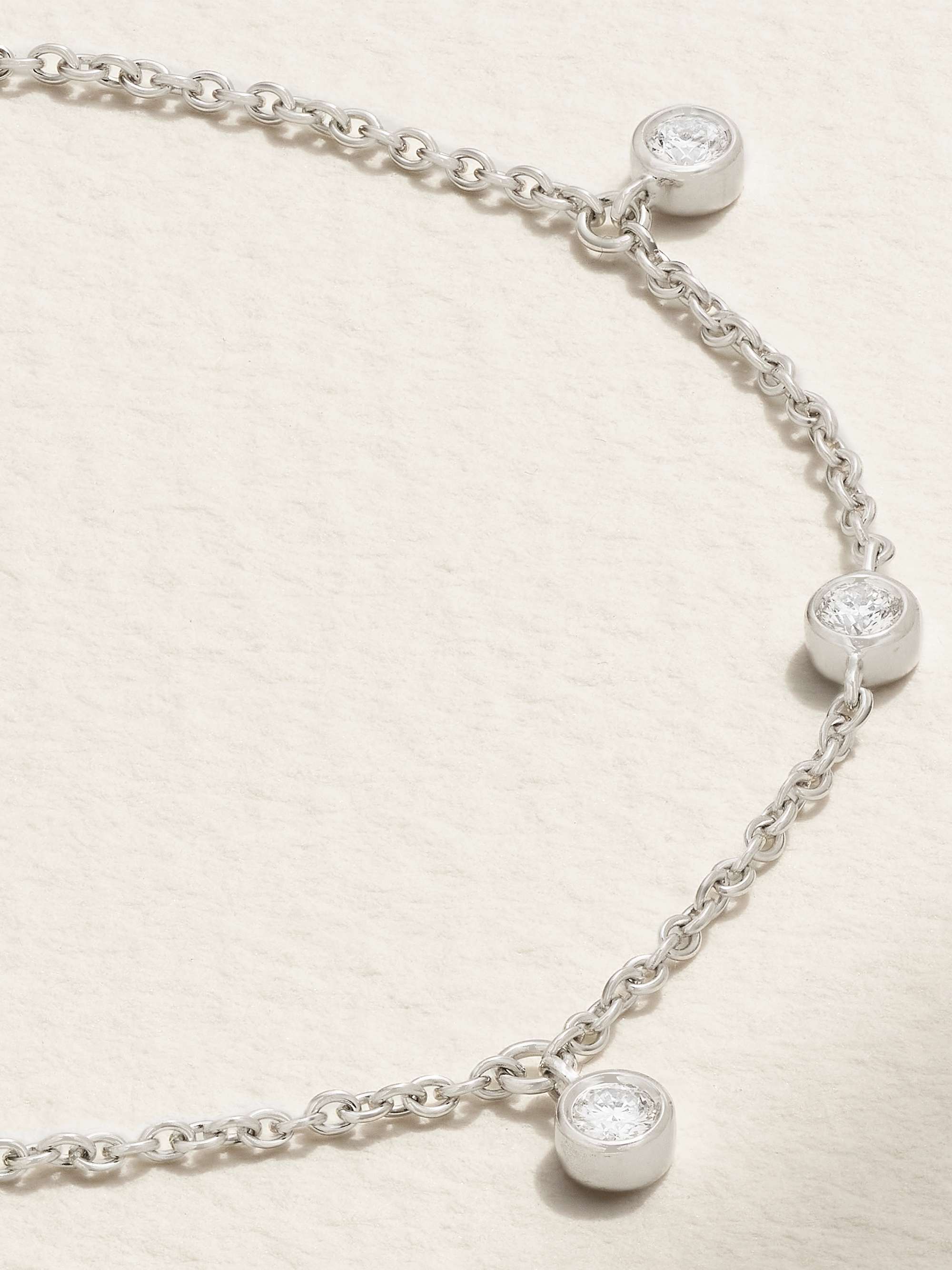 DE BEERS My First De Beers Clea 18-karat white gold diamond bracelet
