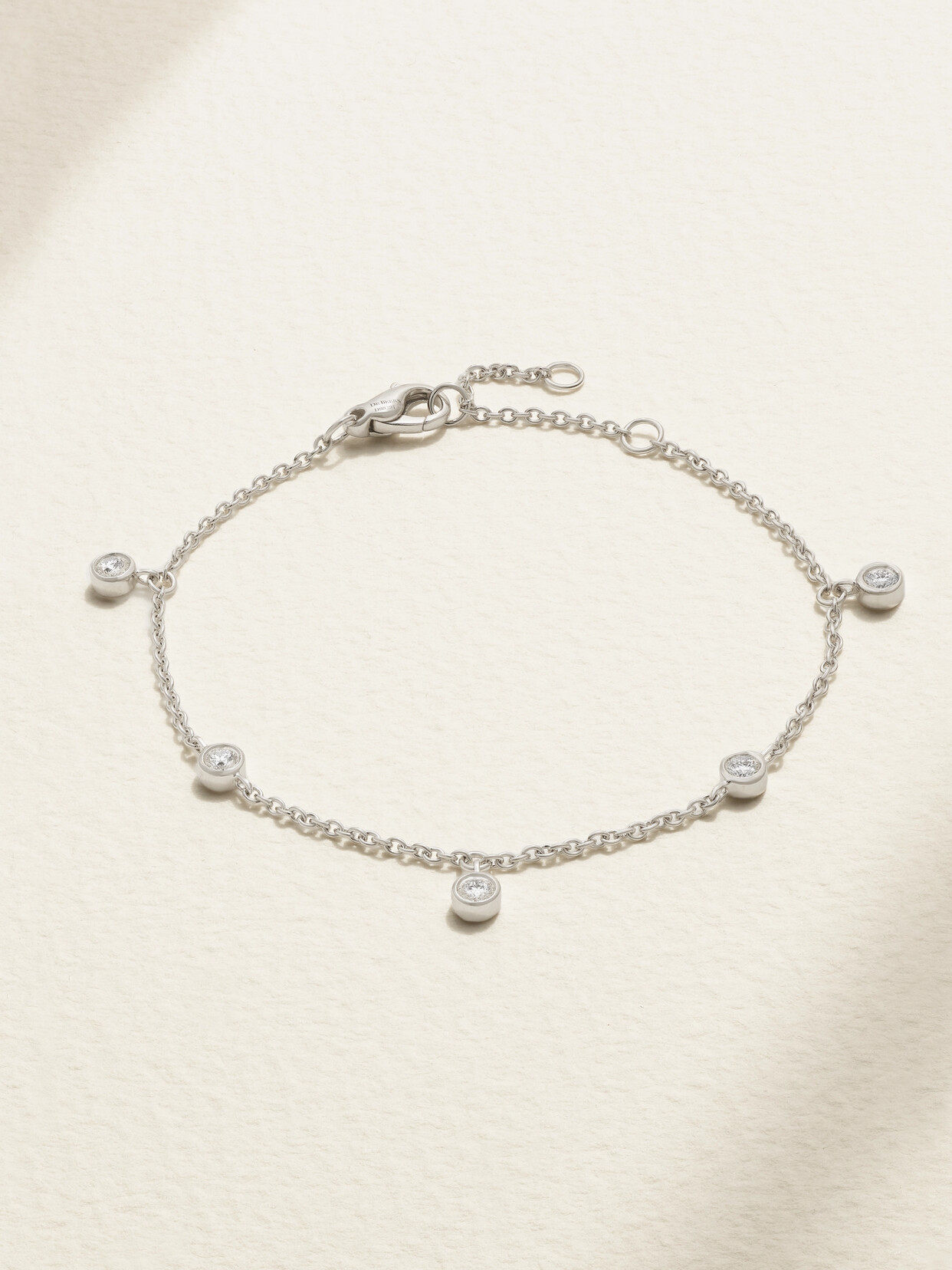 De Beers My First  Clea 18-karat White Gold Diamond Bracelet