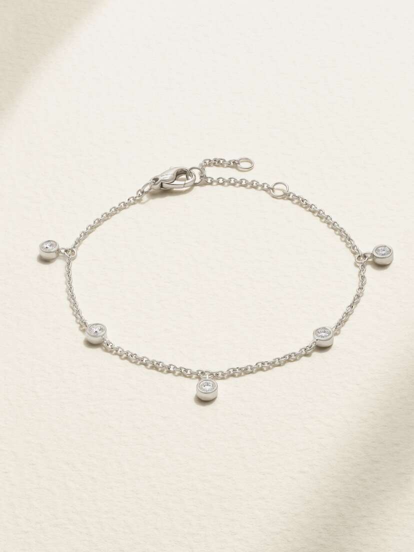 De Beers My First  Clea 18-karat White Gold Diamond Bracelet
