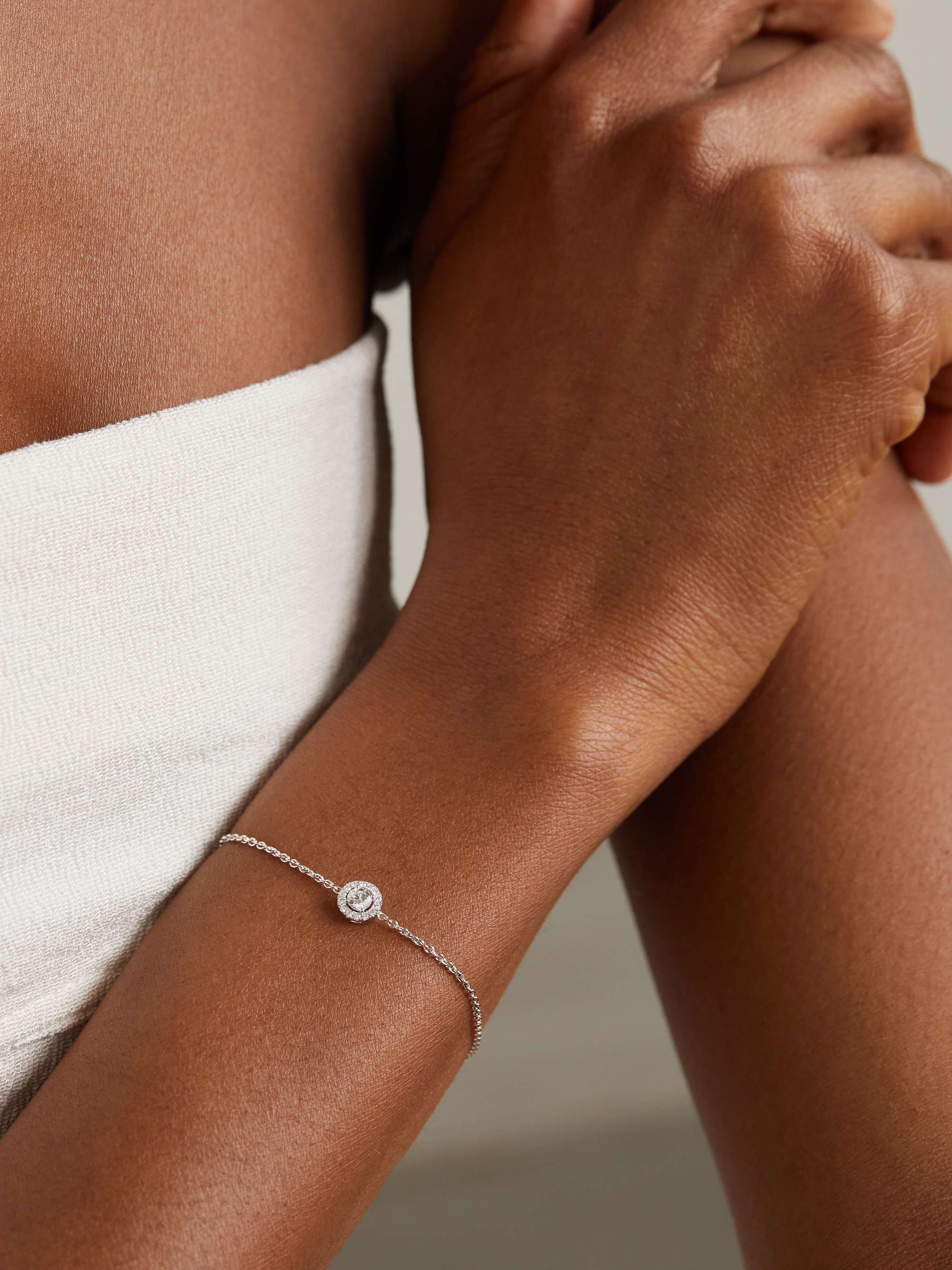 DE BEERS My First De Beers Aura 18-karat white gold diamond bracelet