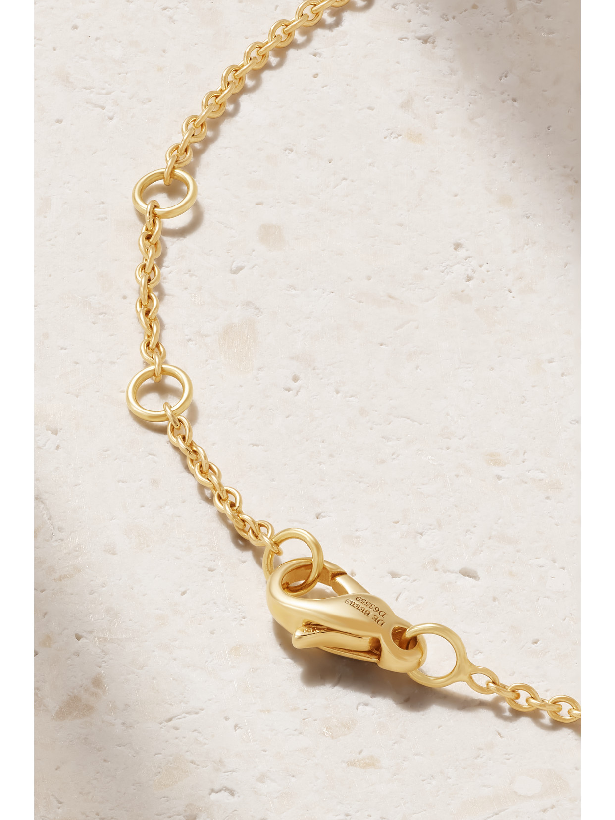 De Beers My First Clea 18-karat Gold Diamond Bracelet In Gold