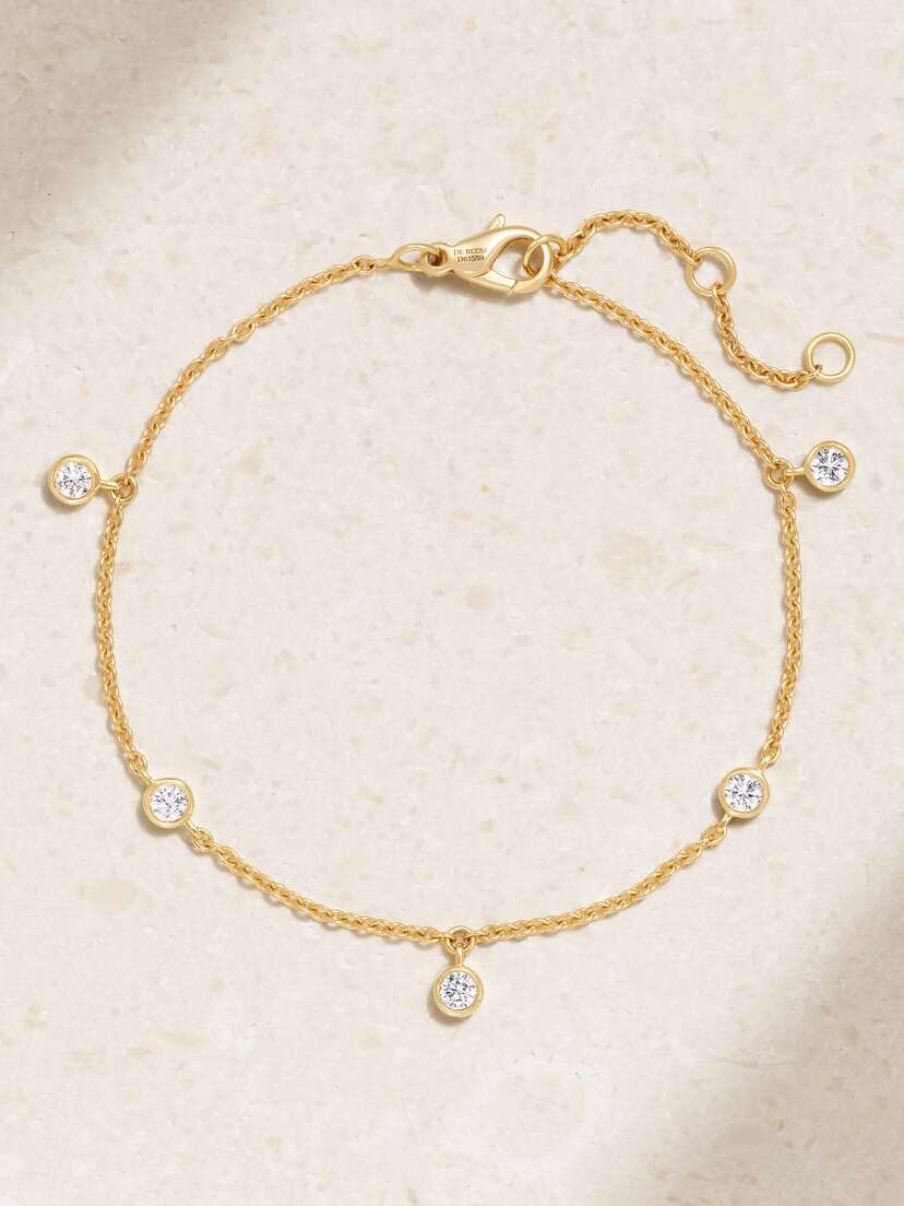 De Beers My First  Clea 18-karat Gold Diamond Bracelet