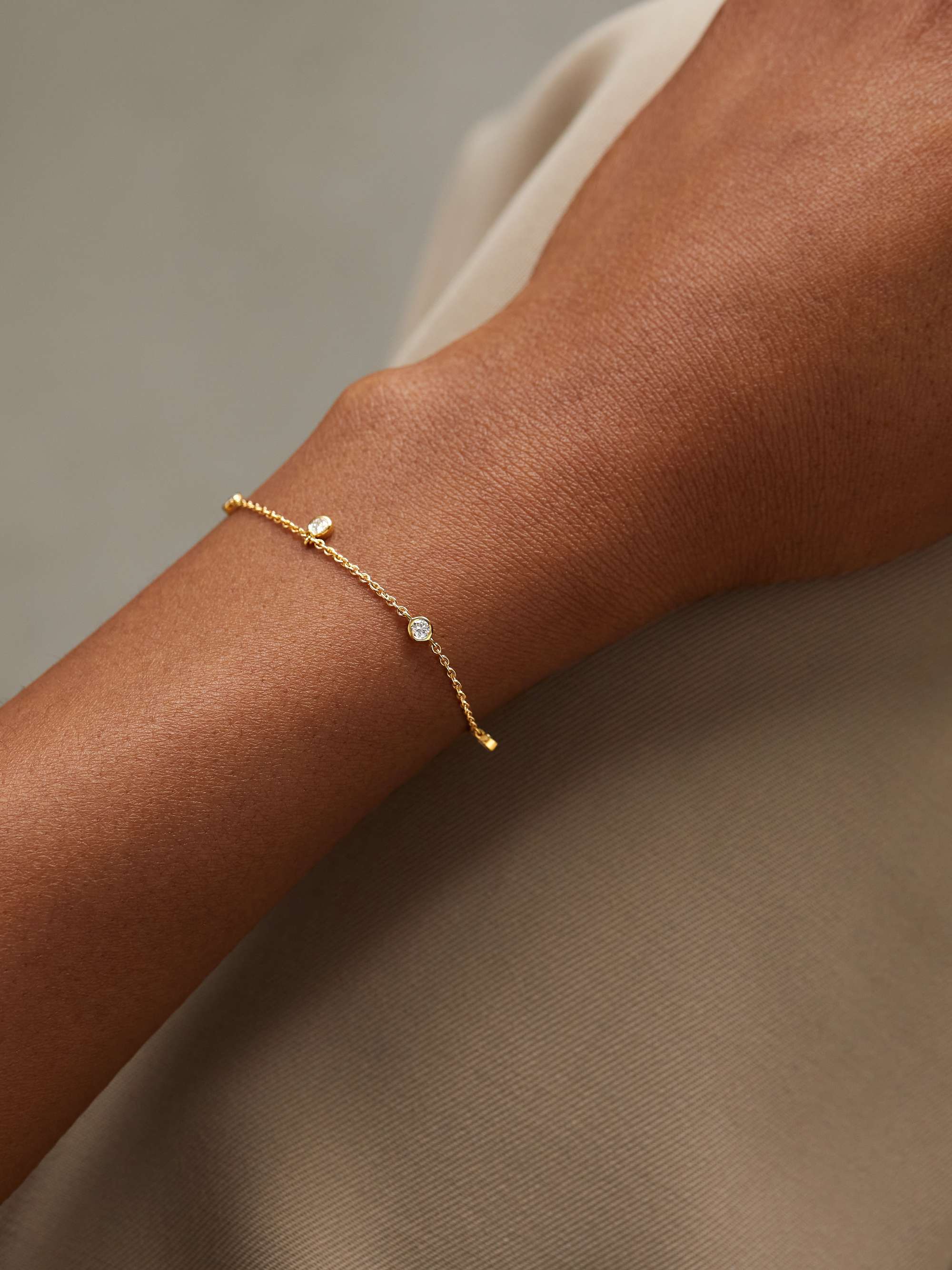 DE BEERS My First De Beers Clea 18-karat gold diamond bracelet