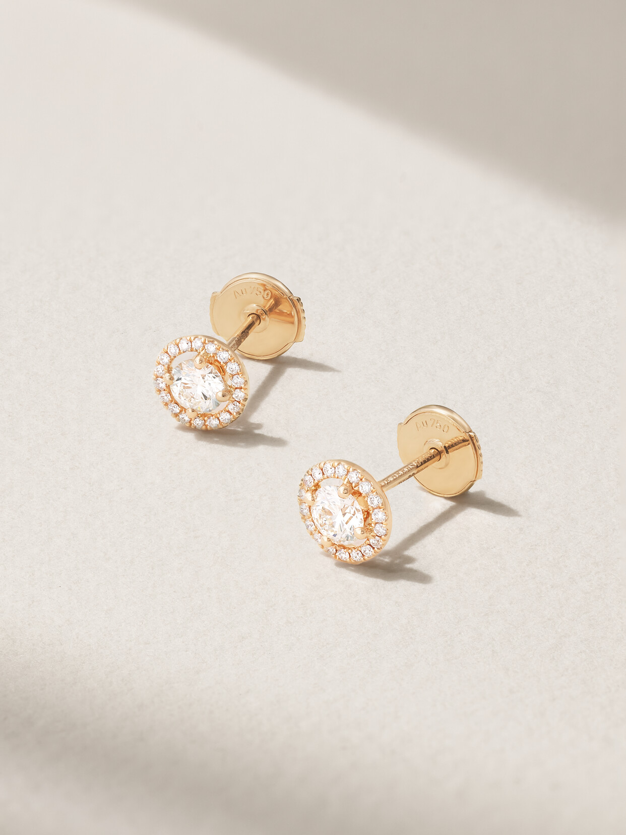 De Beers Aura 18-karat Rose Diamond Earrings