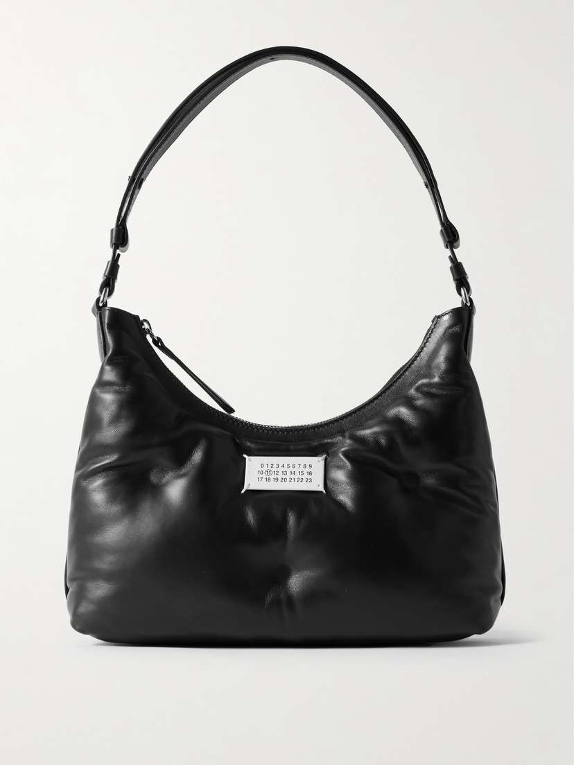 Maison Margiela Glam Small Appliquéd Padded Leather Shoulder Bag