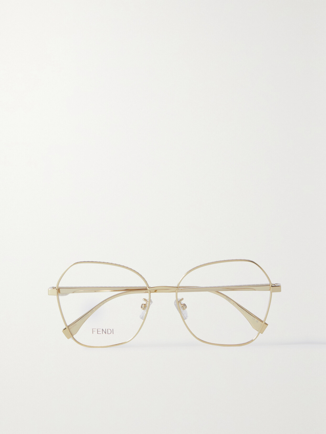 Fendi - Fendi Ff Cat-eye Gold-tone Optical Glasses - one size