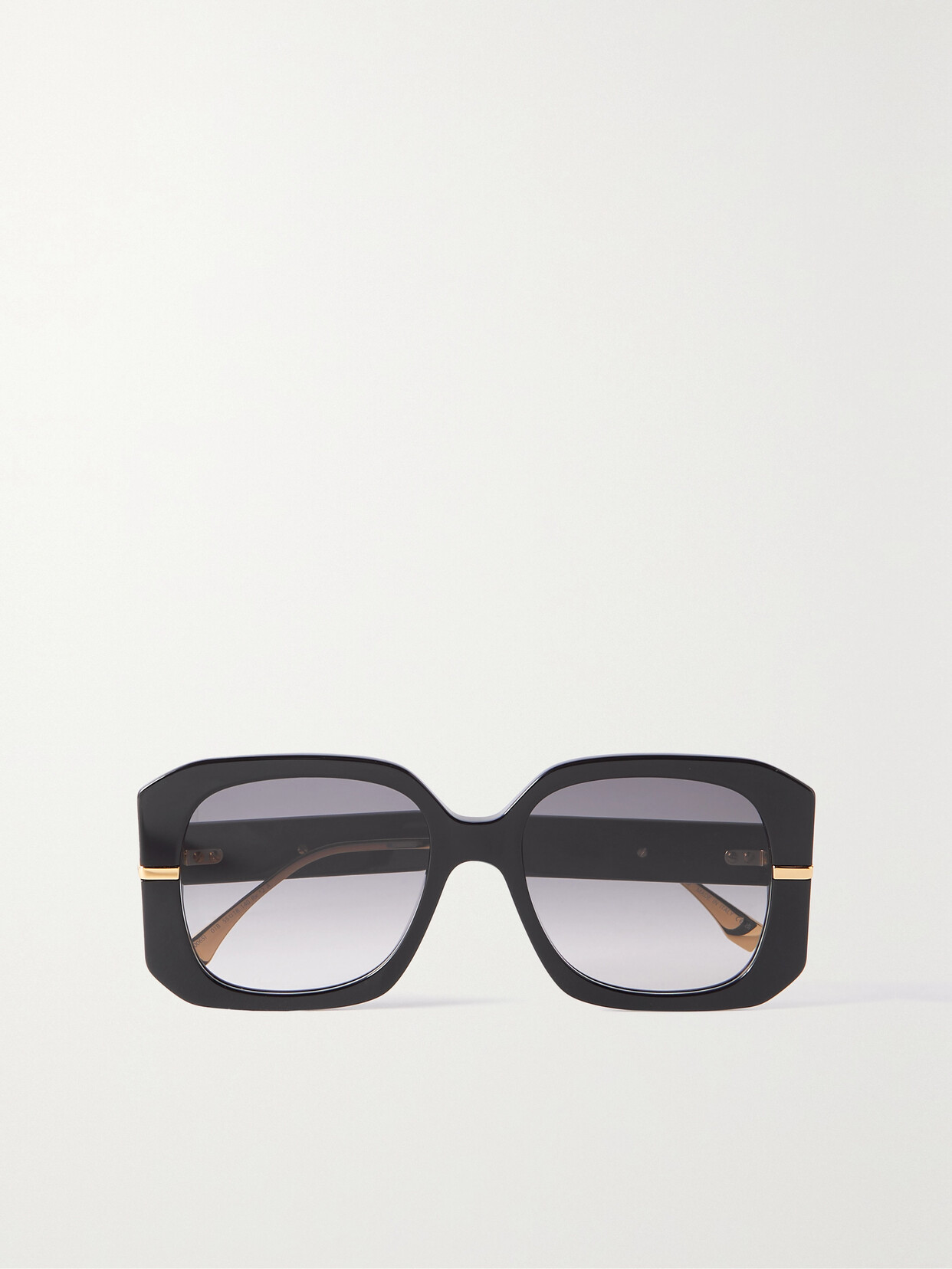 Fendi - Fendigraphy Oversized Square-framed Acetate Sunglasses - Black