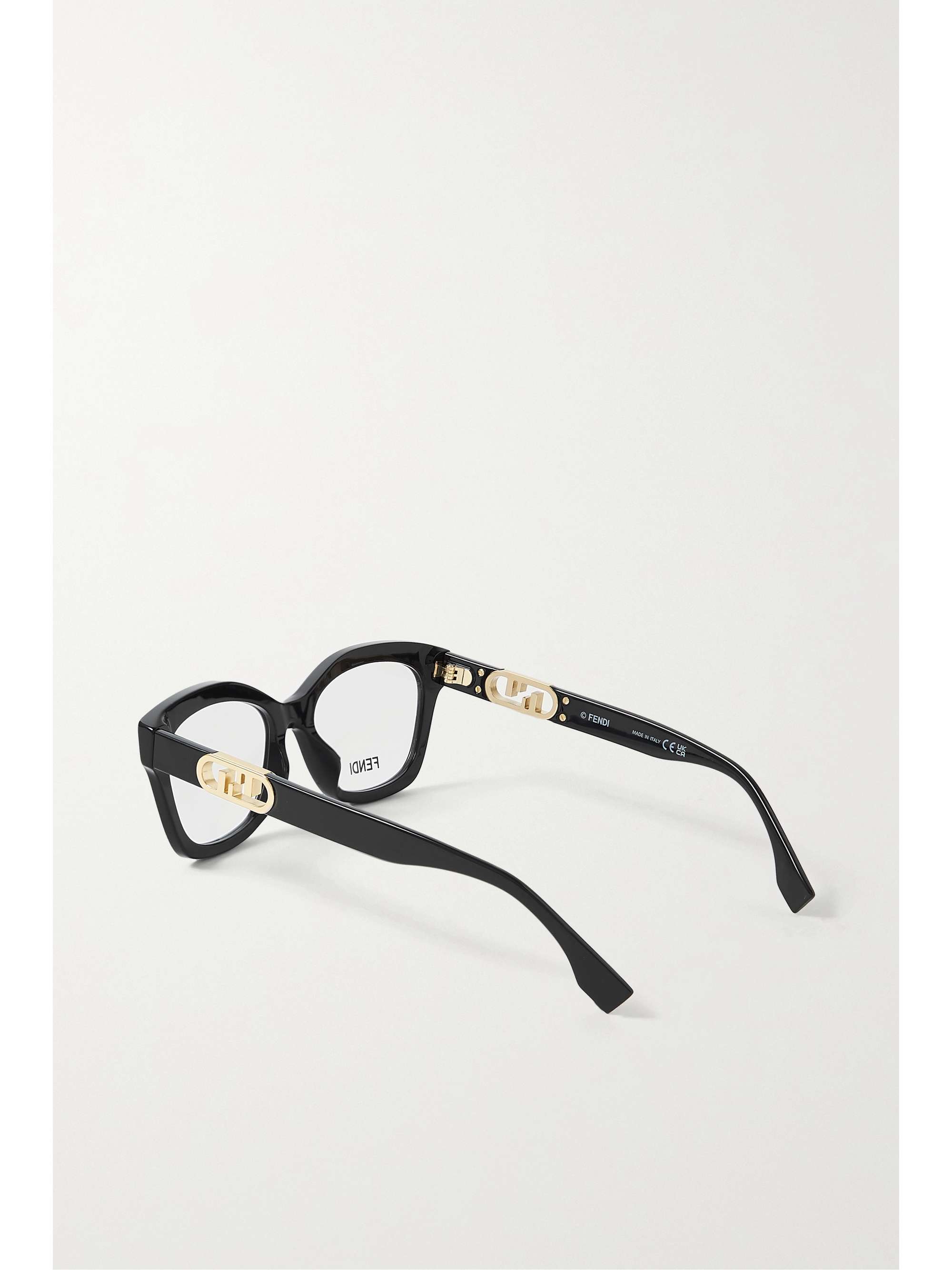 FENDI EYEWEAR O'Lock D-frame acetate optical glasses