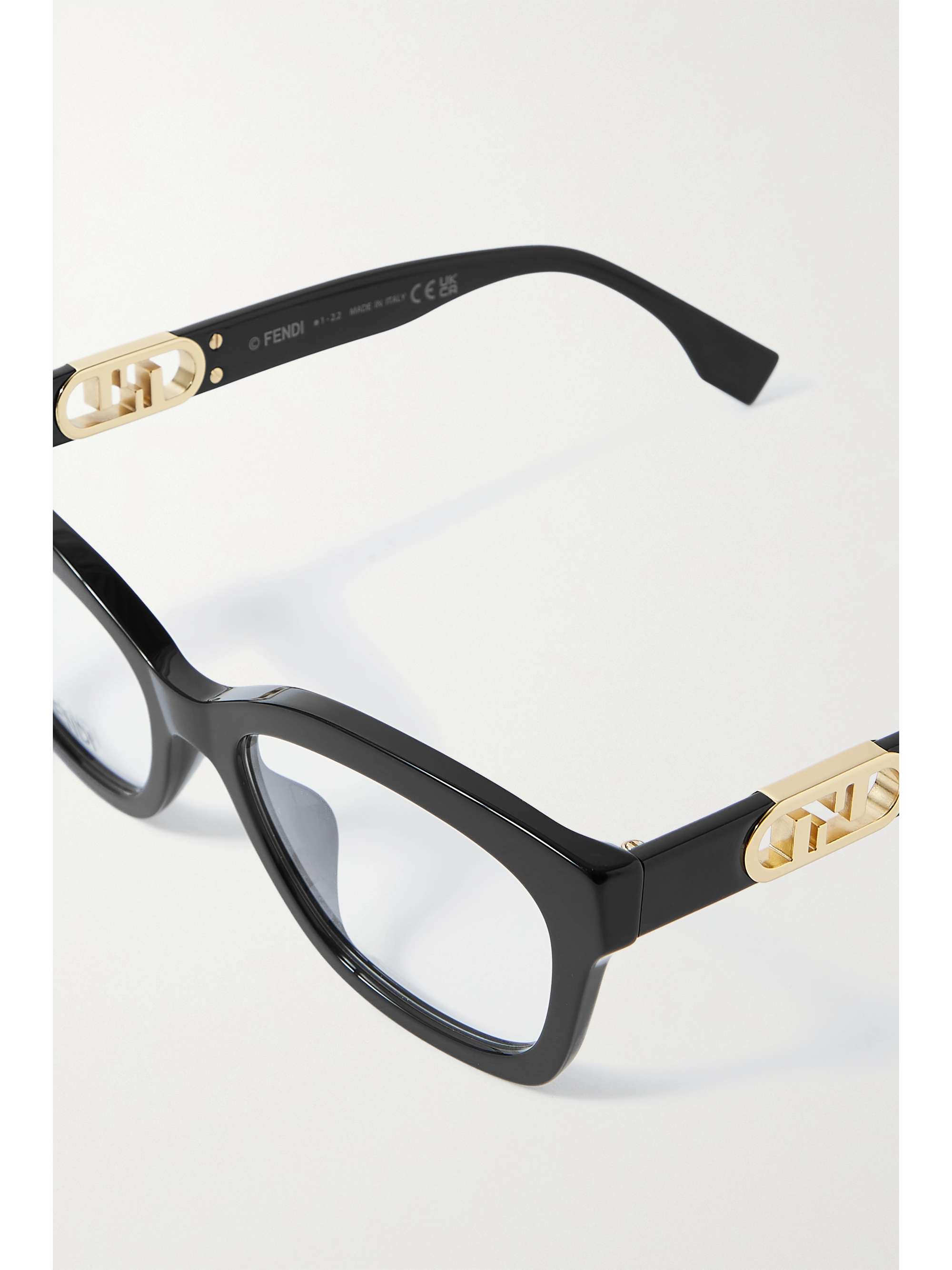 FENDI EYEWEAR O'Lock D-frame acetate optical glasses