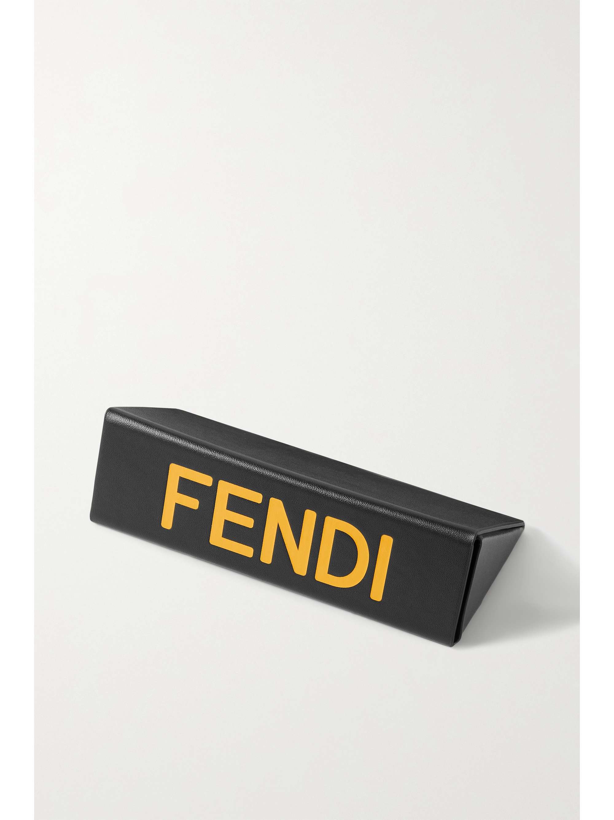 FENDI EYEWEAR O Lock D frame acetate optical glasses NET A PORTER