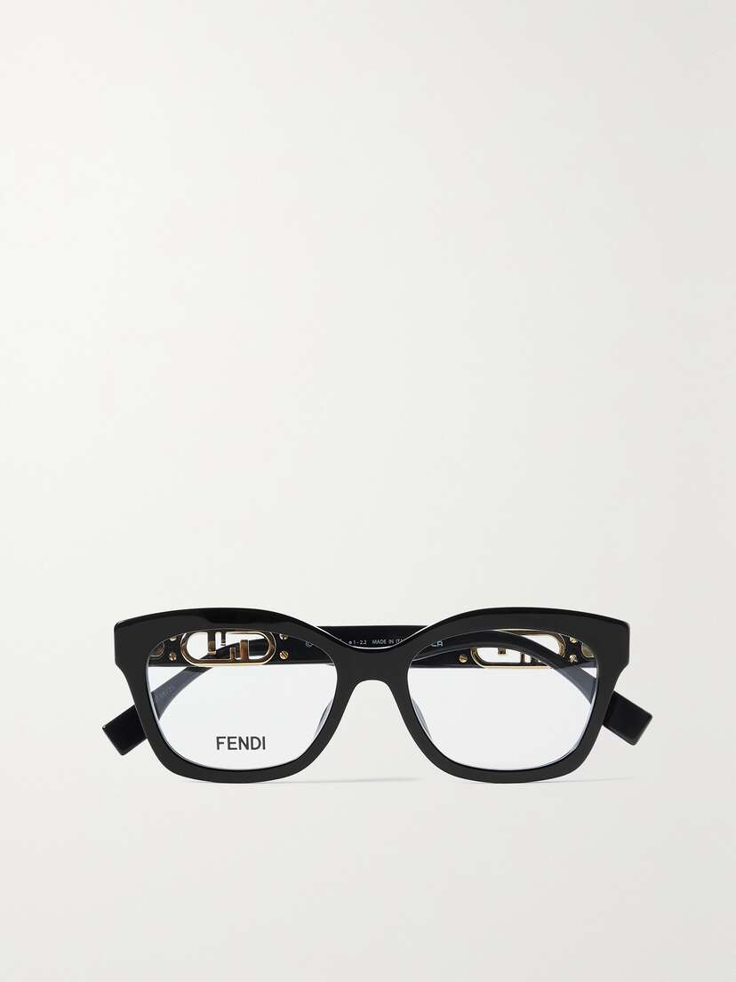 FENDI EYEWEAR O'lock D-frame Acetate Optical Glasses