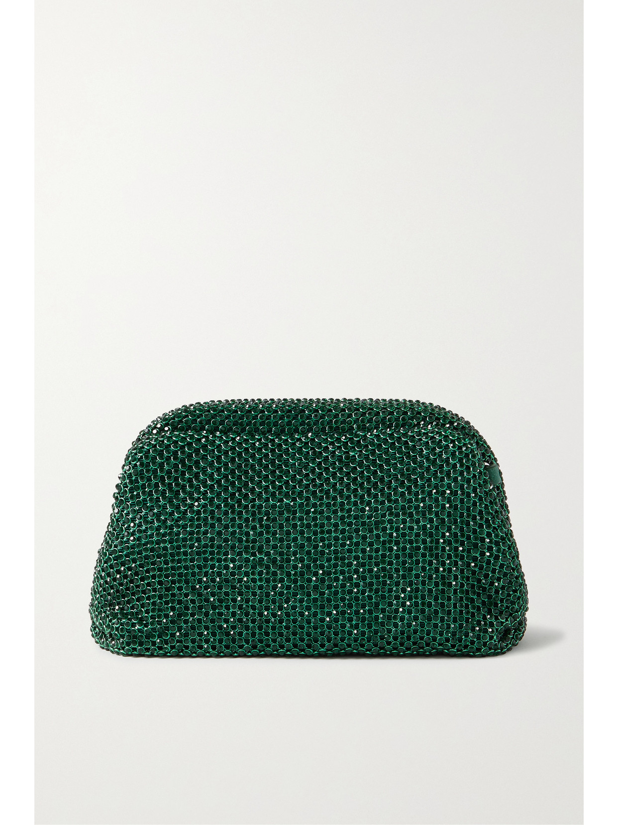 Loeffler Randall - Doris Crystal-embellished Mesh Clutch - Green