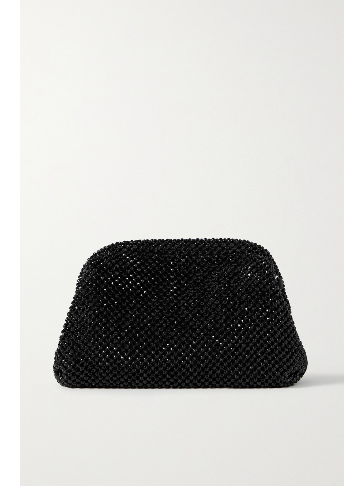 Loeffler Randall - Doris Crystal-embellished Mesh Clutch - Black