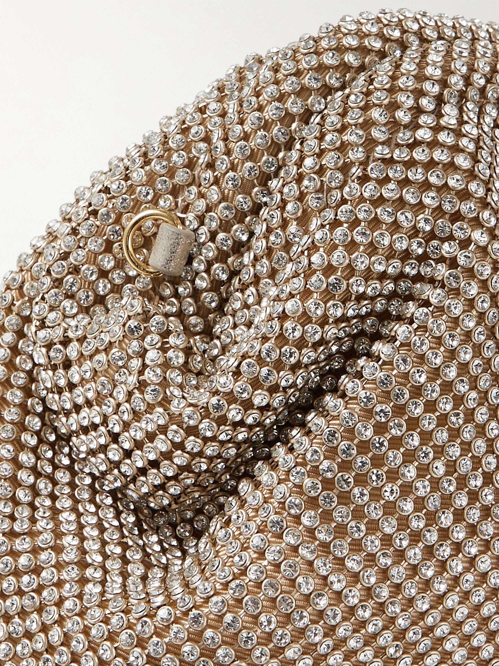 LOEFFLER RANDALL Doreen crystal-embellished faille shoulder bag