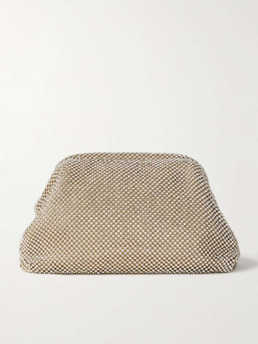 Loeffler Randall Doreen Crystal-embellished Faille Shoulder Bag