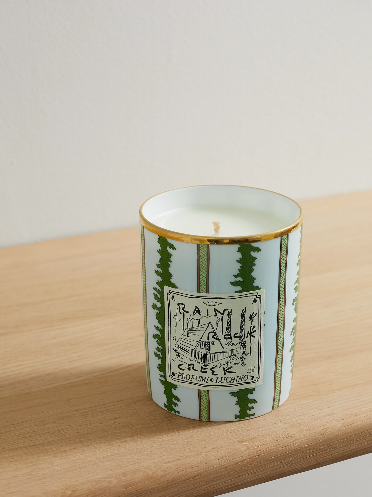 GINORI 1735 - + Luke Edward Hall Big Sur Scented Candle, 320g - Light blue - one size