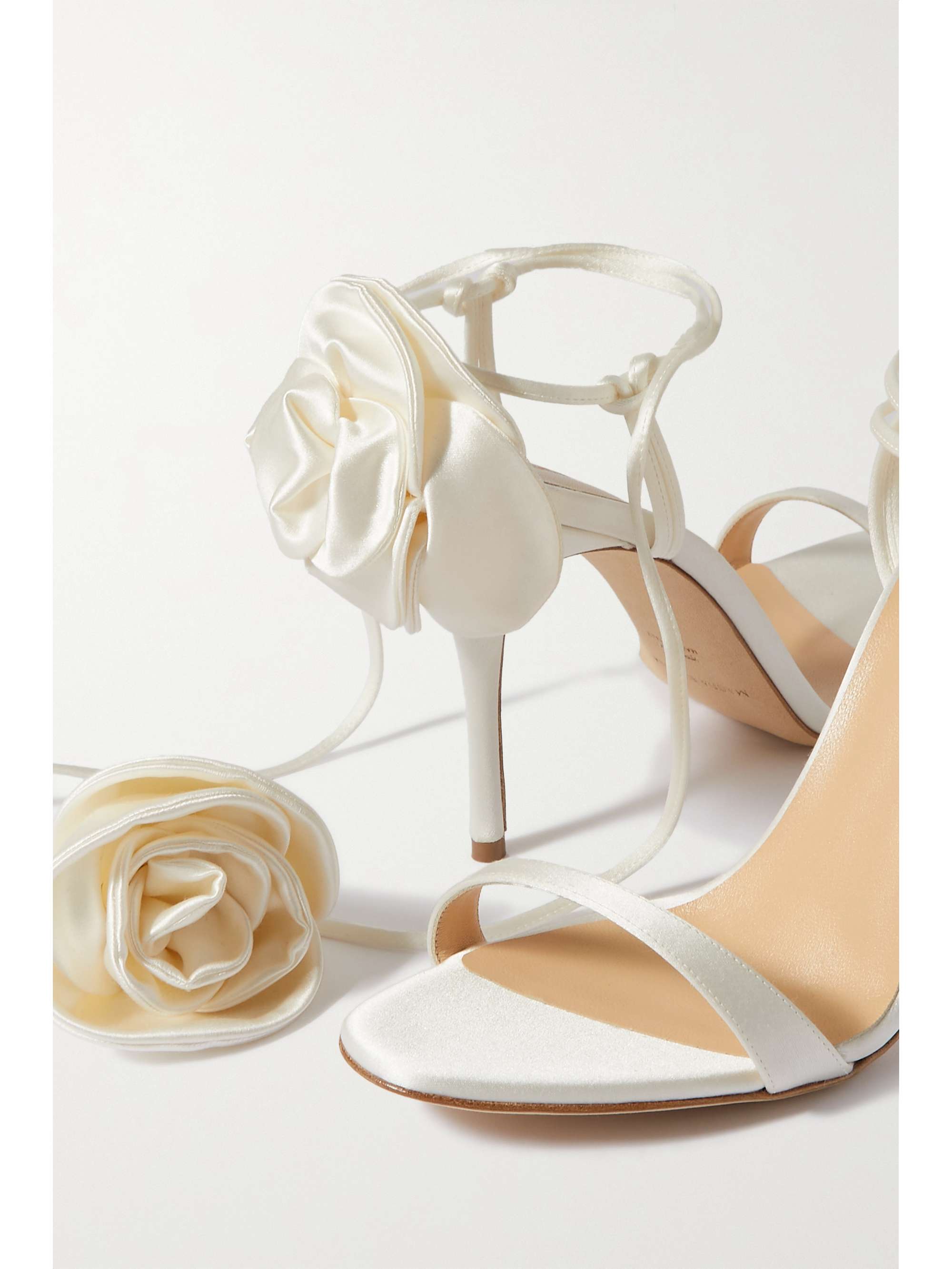 MAGDA BUTRYM Embellished satin sandals