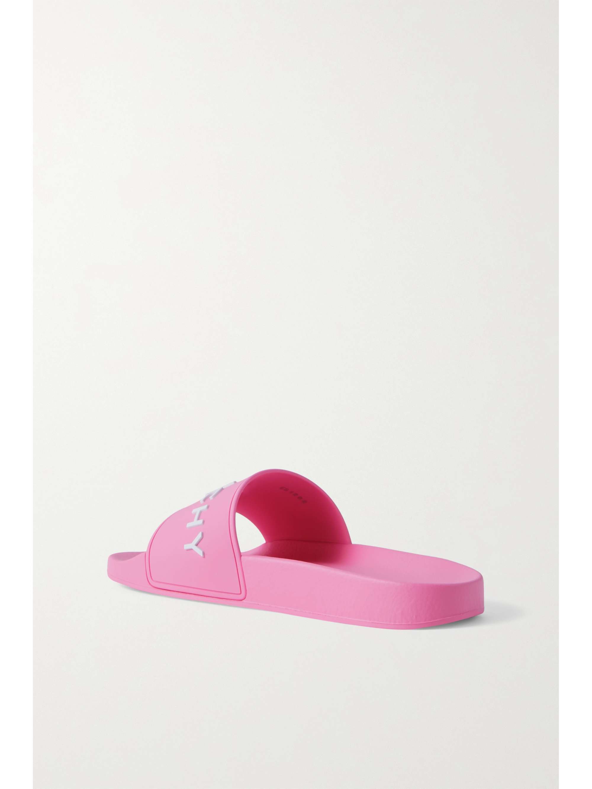 GIVENCHY Logo-print rubber slide | NET-A-PORTER