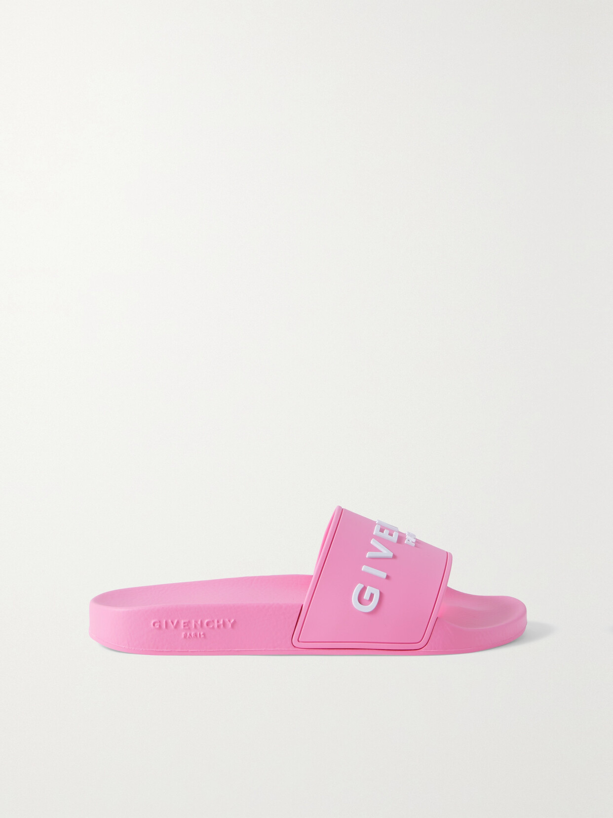 Givenchy - Logo-print Rubber Slide - Pink