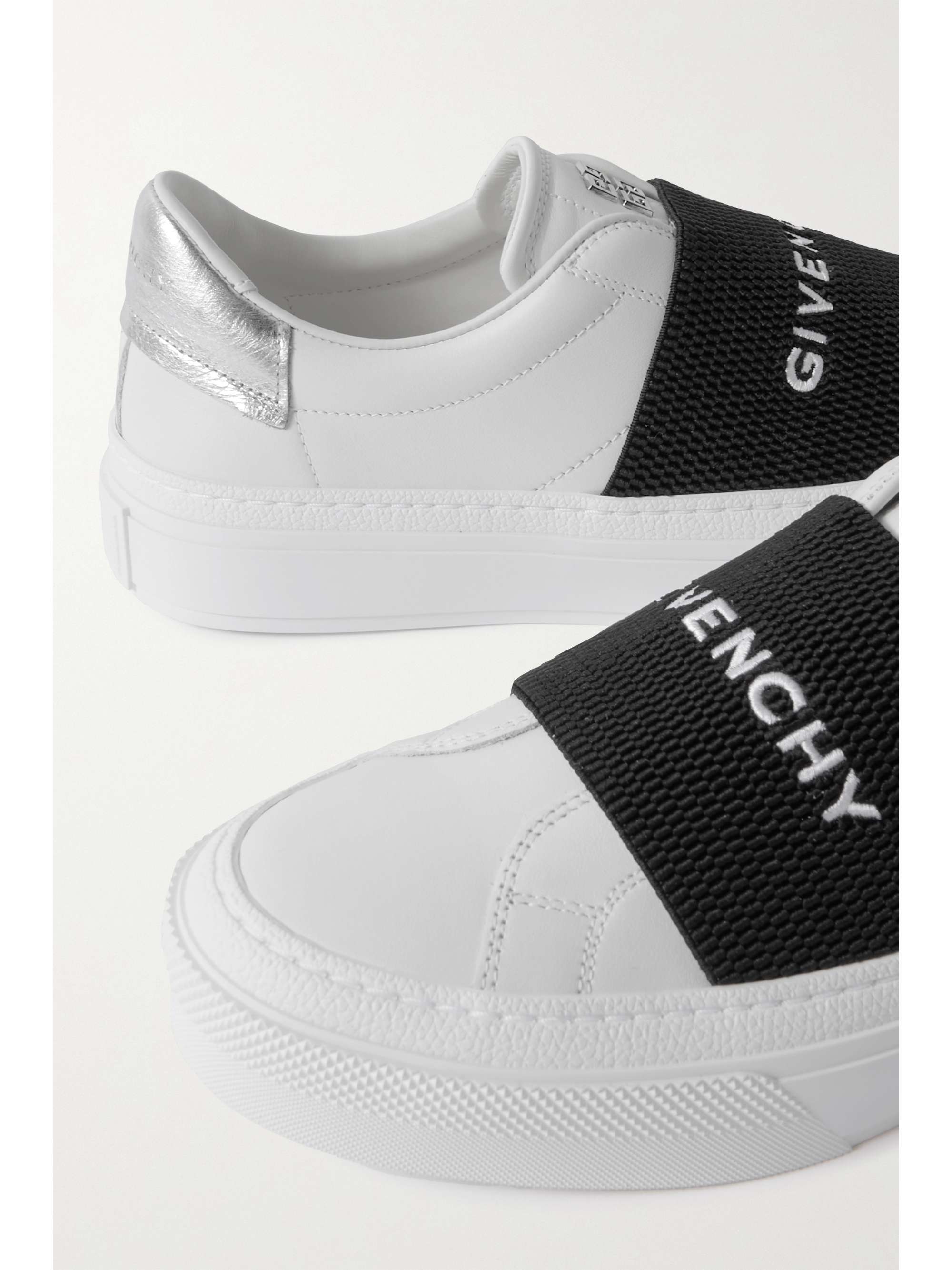 GIVENCHY City Court leather slip-on sneakers