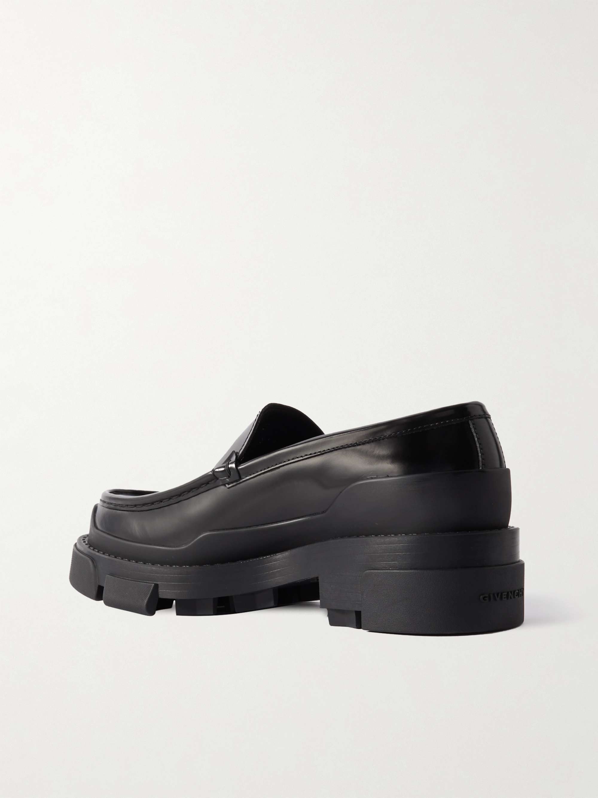 GIVENCHY Terra logo-embellished leather platform loafers