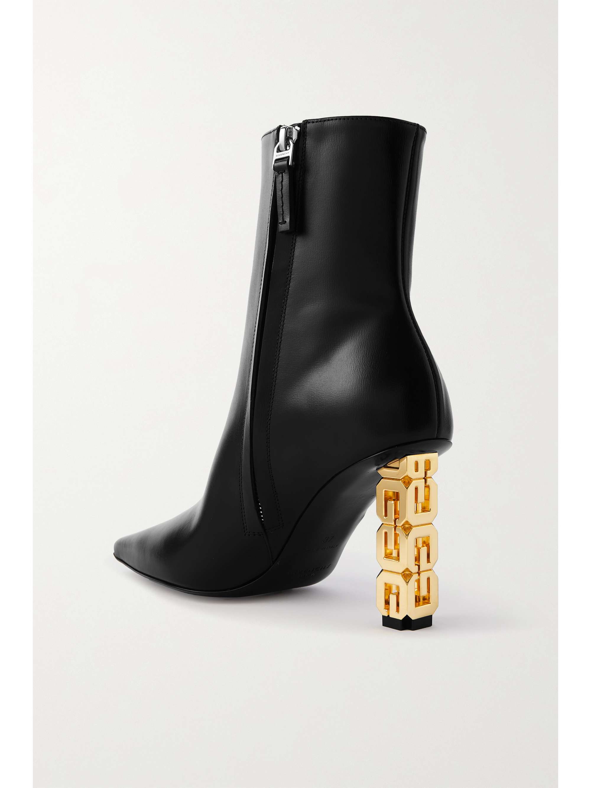 GIVENCHY G Cube logo-embellished leather ankle boots