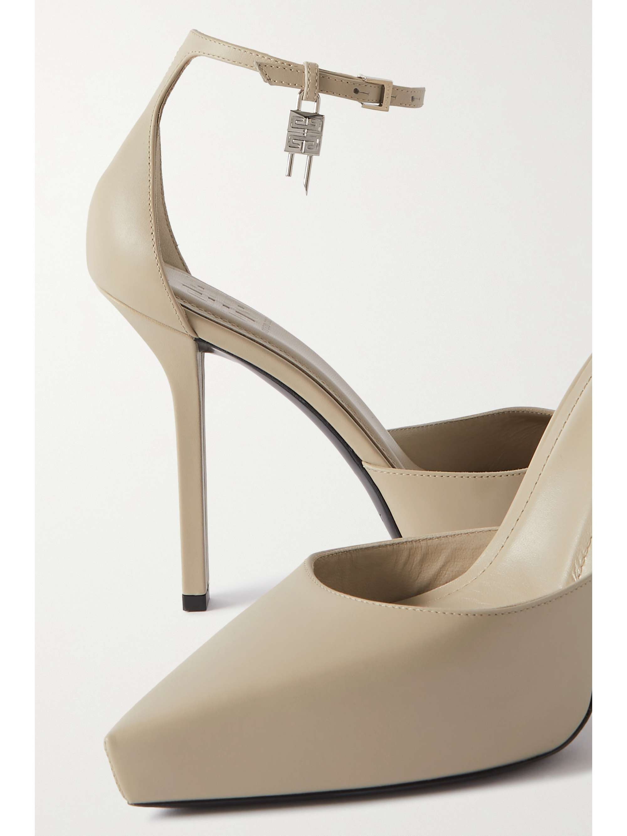 GIVENCHY G-Lock leather platform pumps