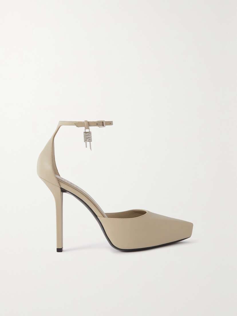 Givenchy G-lock Leather Platform Pumps