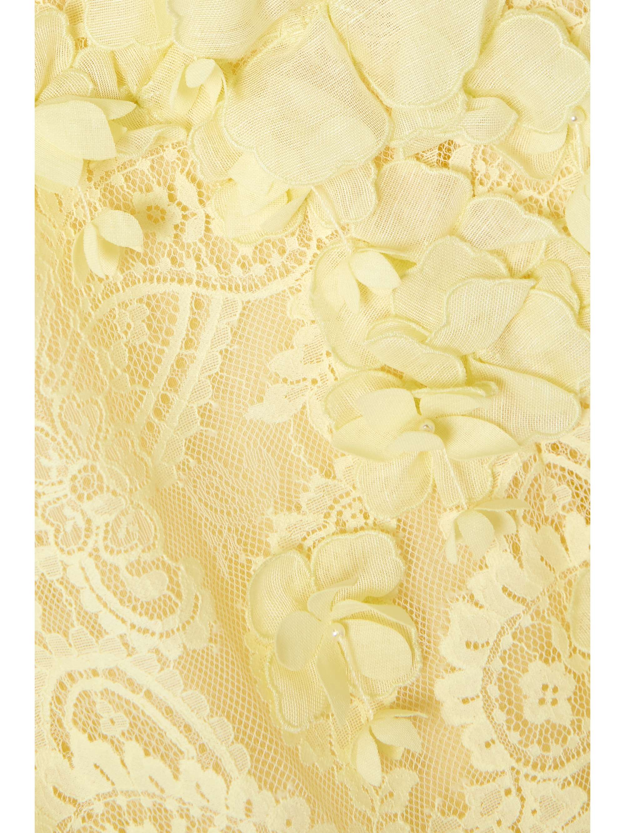 ZIMMERMANN High Tide appliquéd cotton-blend lace midi dress